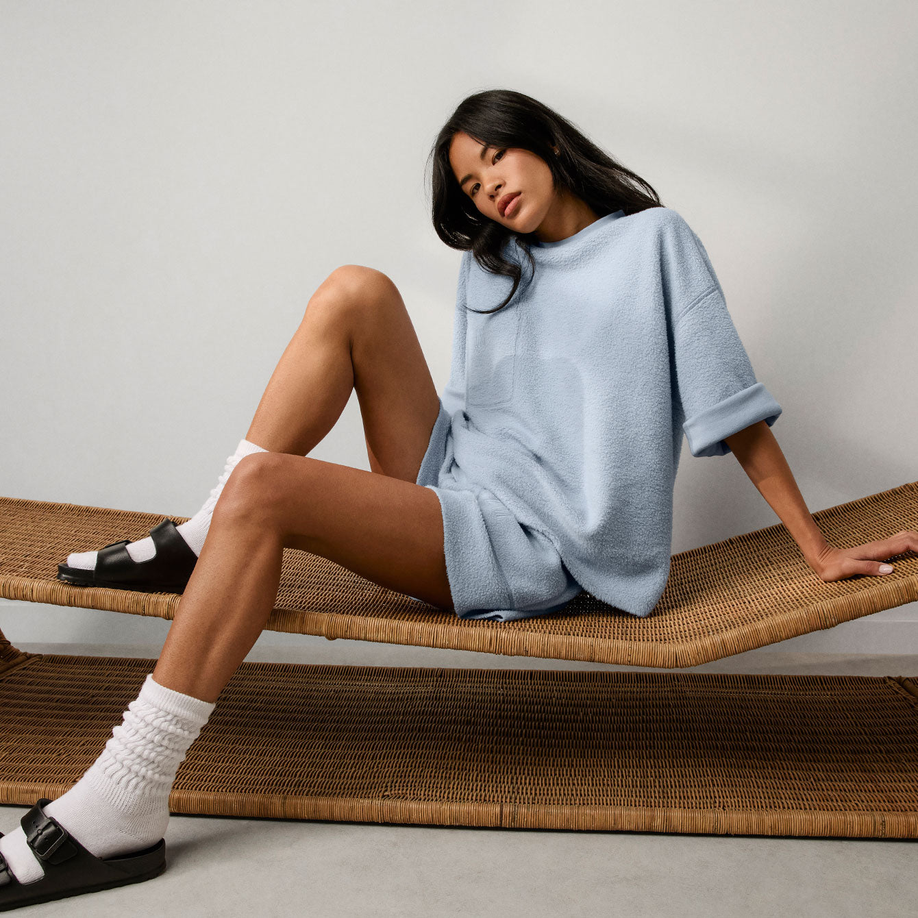 Silksweats™ Midweight Reversible Cropped Sleeve Sweatshirt、mySite、bengalsvssteelers