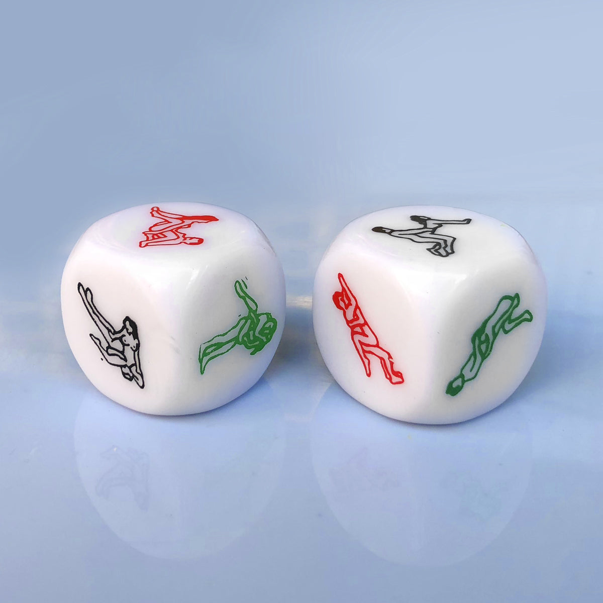 6 Sided Adult Dice | White | Games、mySite、bottomscart