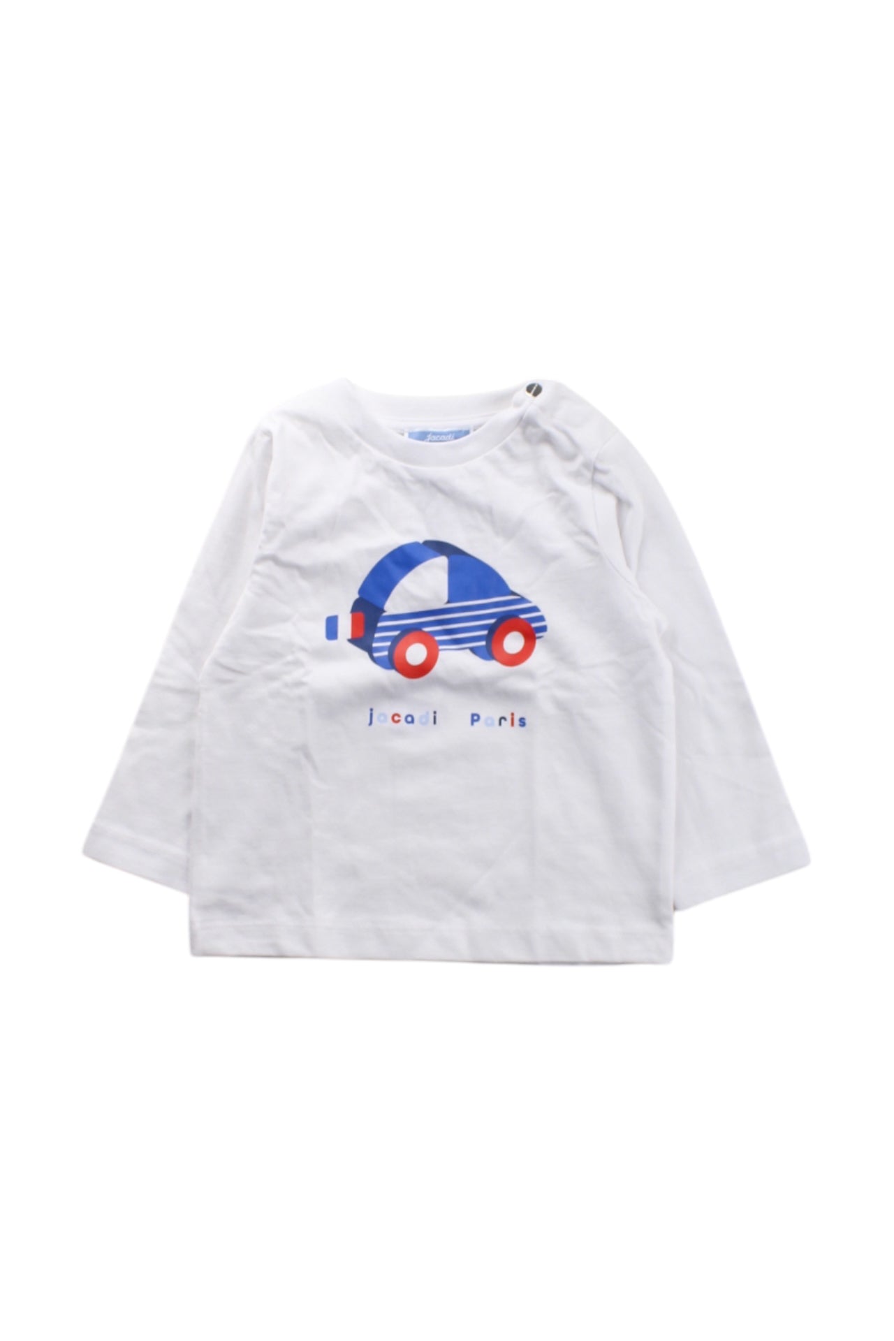 Jacadi Car Print Long Sleeve T-Shirt 6-12M、mySite、g9winljtr