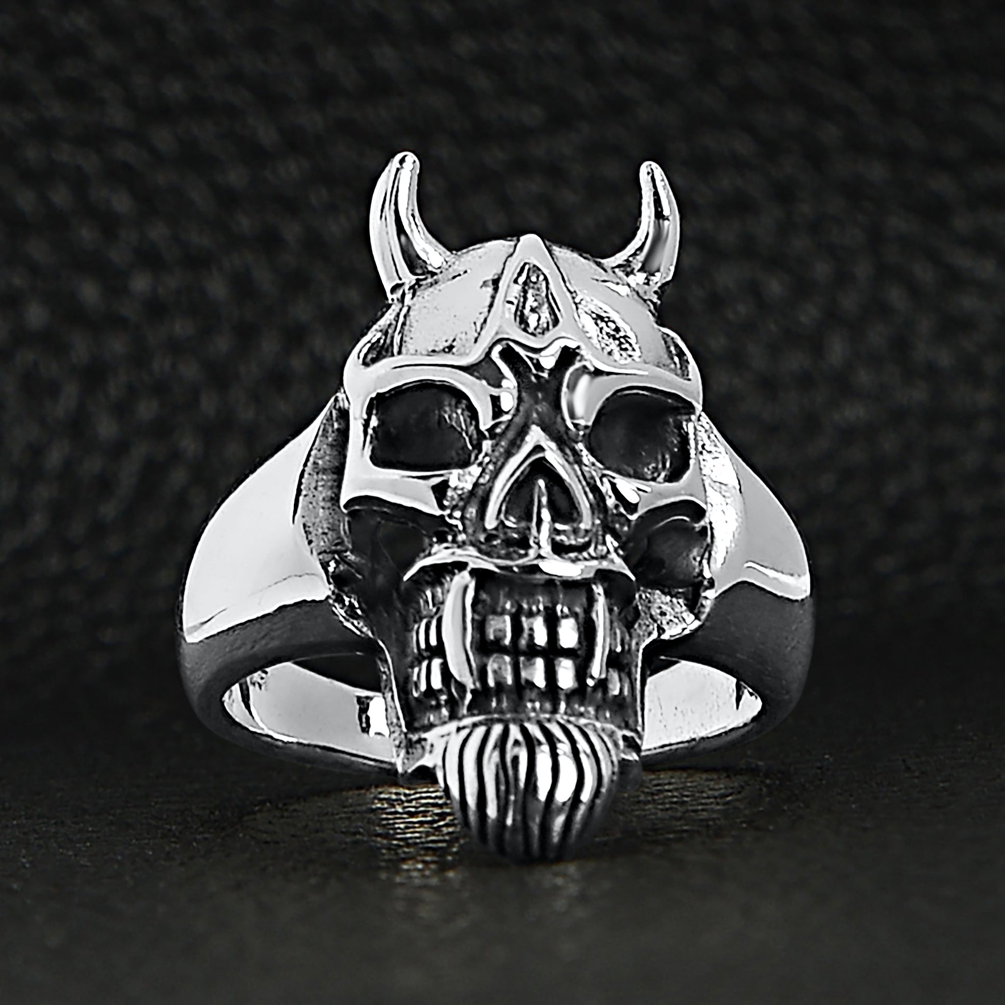 Sterling Silver Devil Skull Ring / SSR0023、mySite、dreamappss
