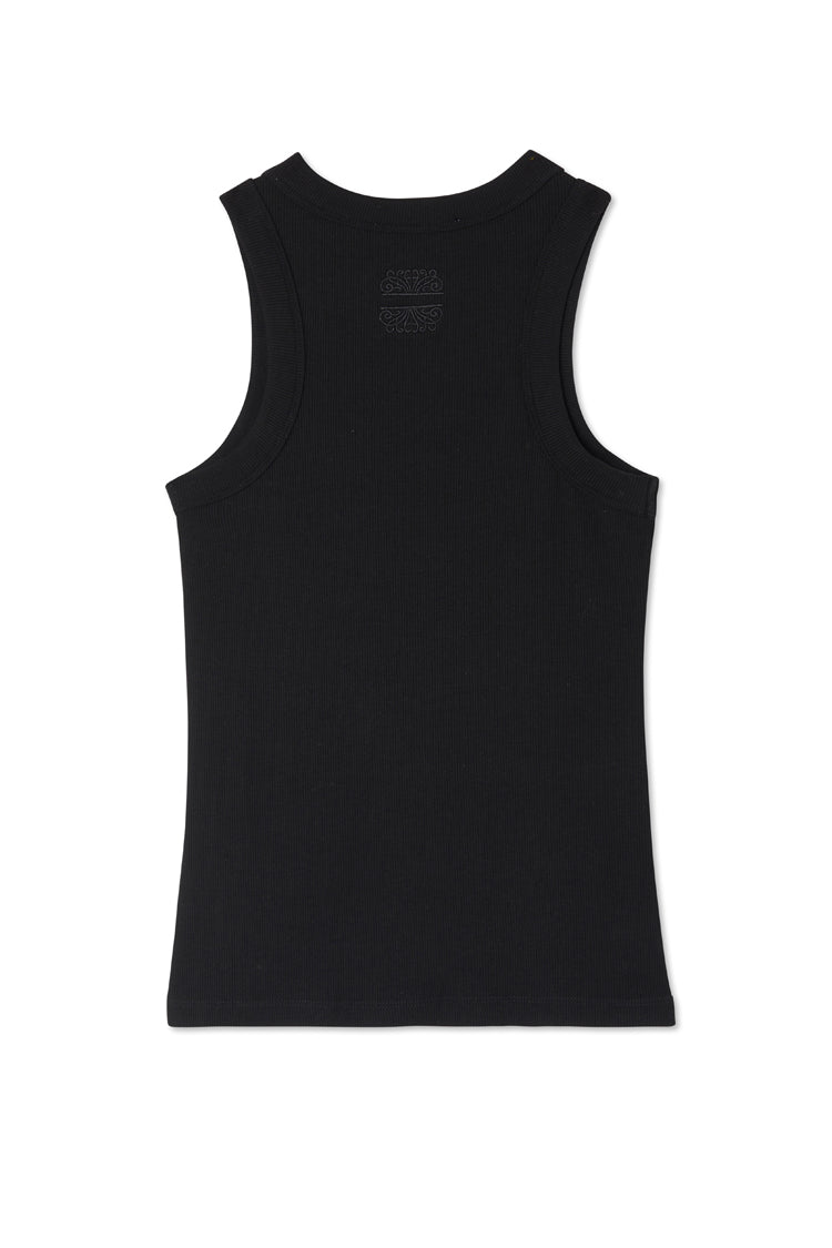 Black Ribbed Tank、mySite、solidvoid