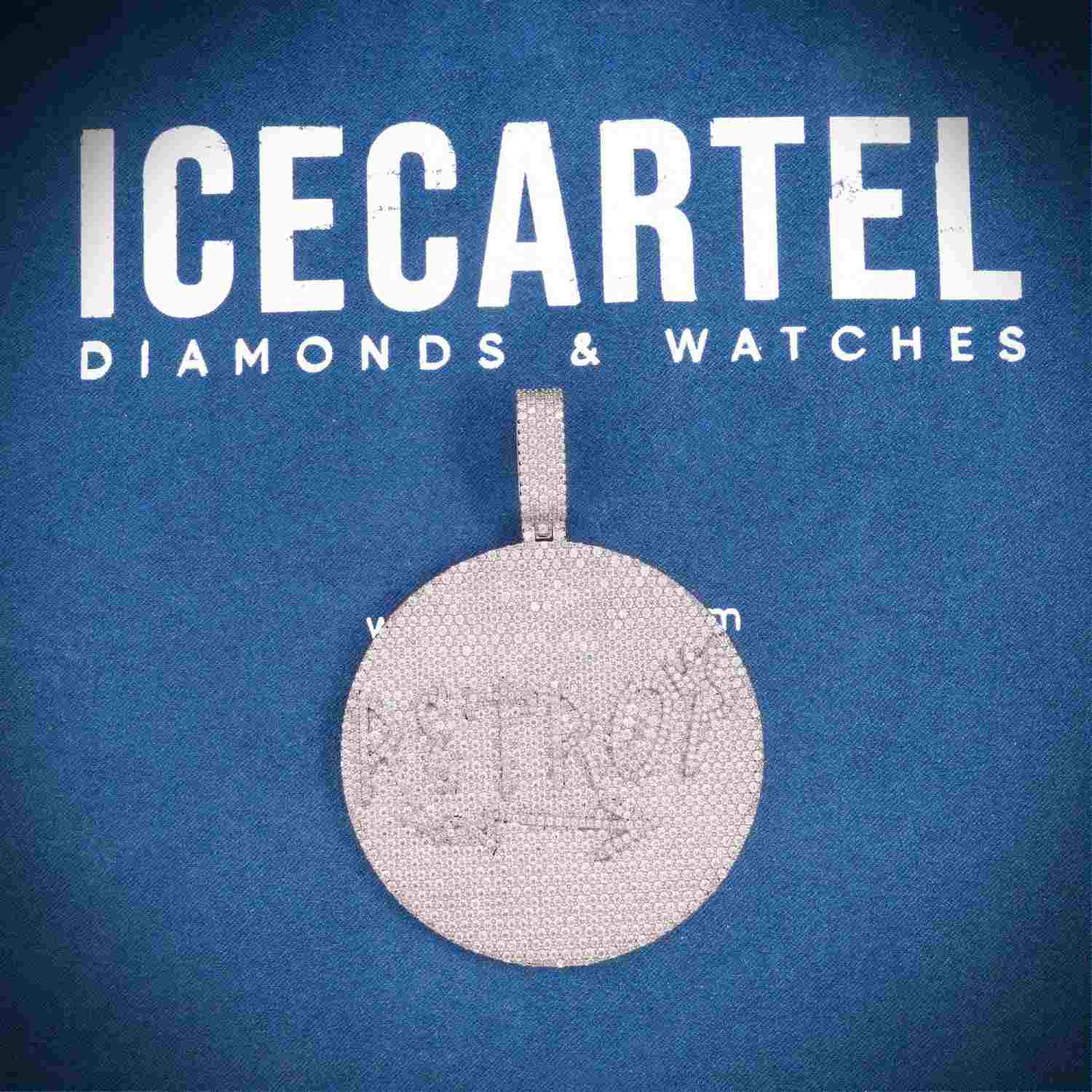 R3TROY Custom Moissanite Pendant 14K Gold、mySite、hinf8tx79