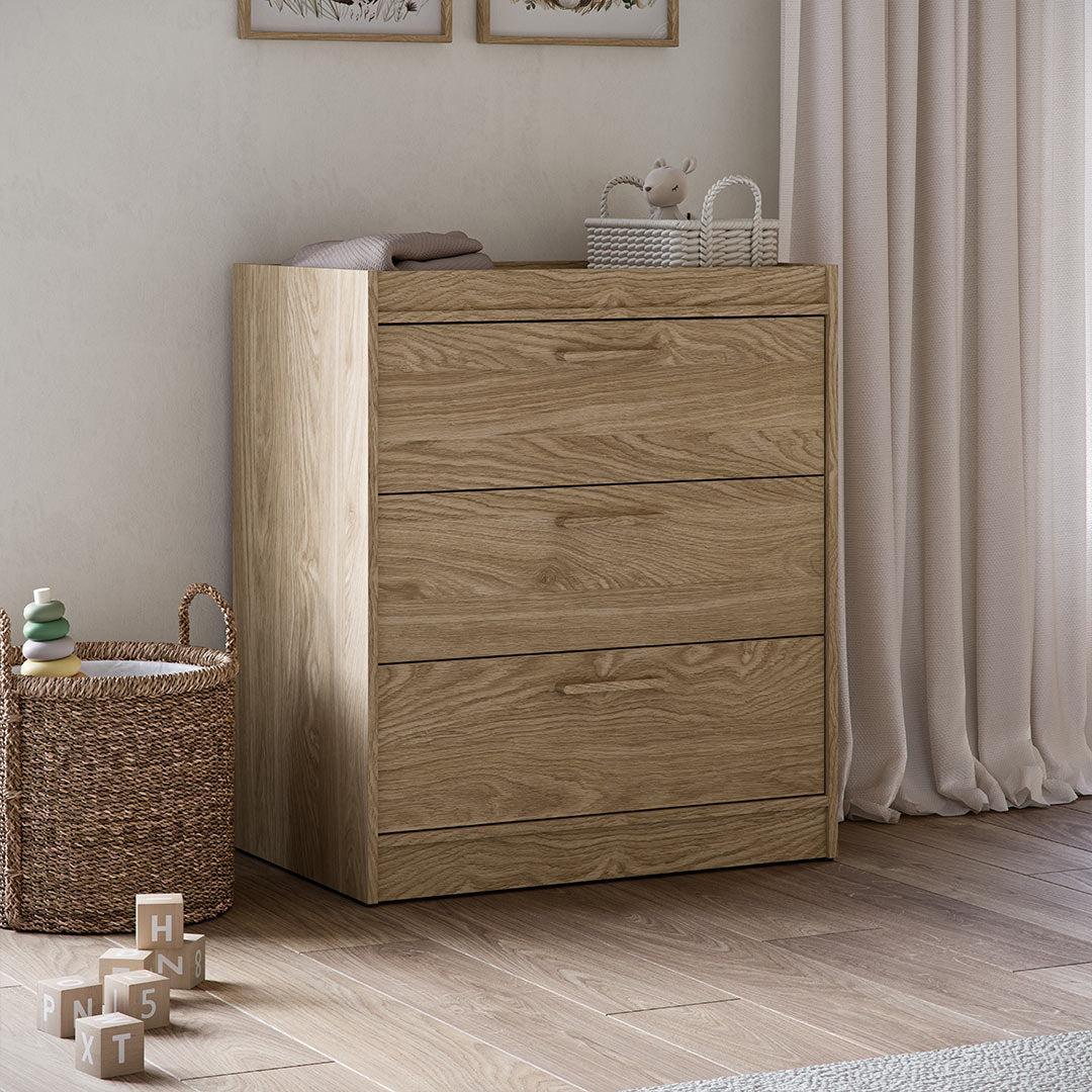  Silver Cross Geneva Dresser - Oak、mySite、merchandisen