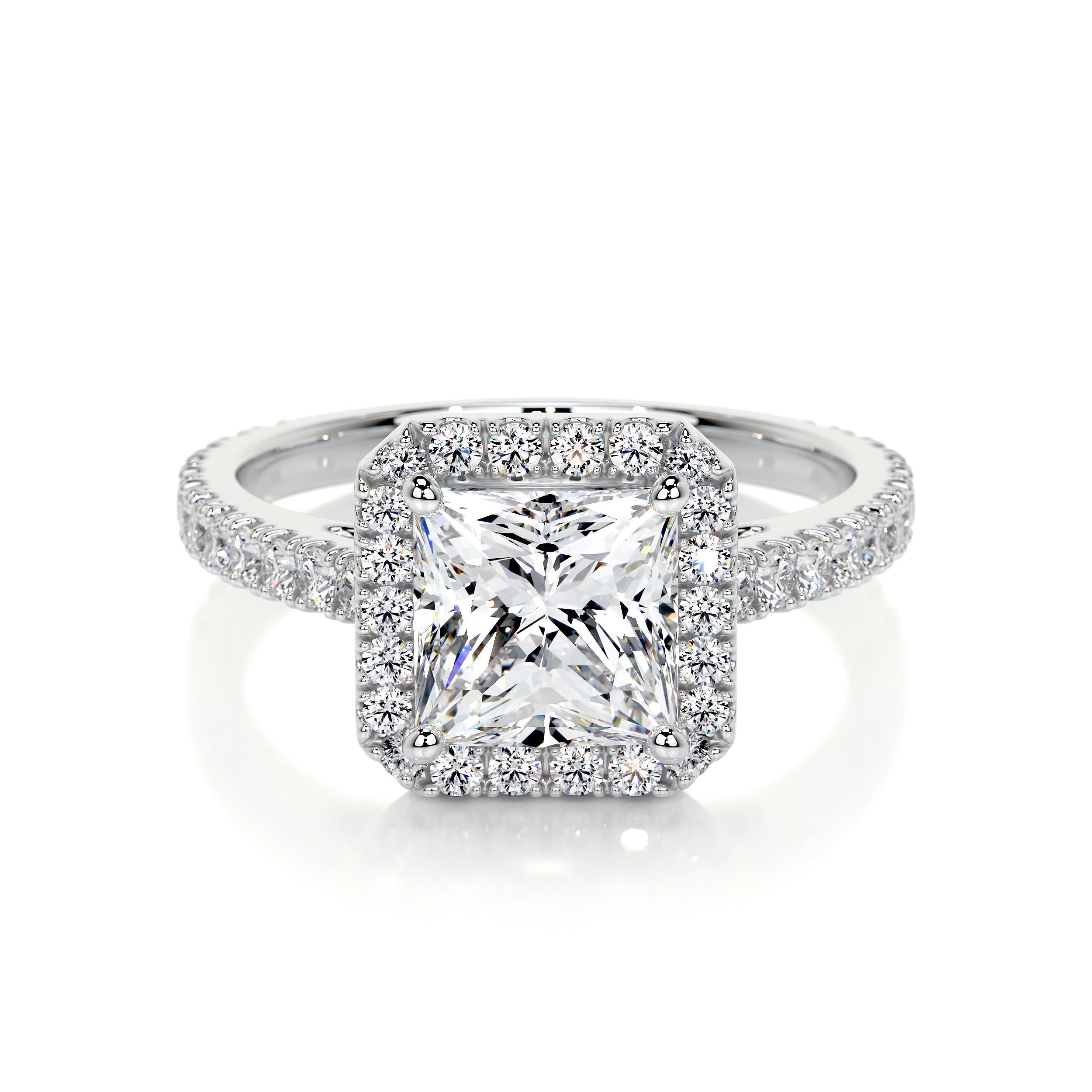 Selena Lab Grown Diamond Ring -18K White Gold、mySite、hinf8tx79