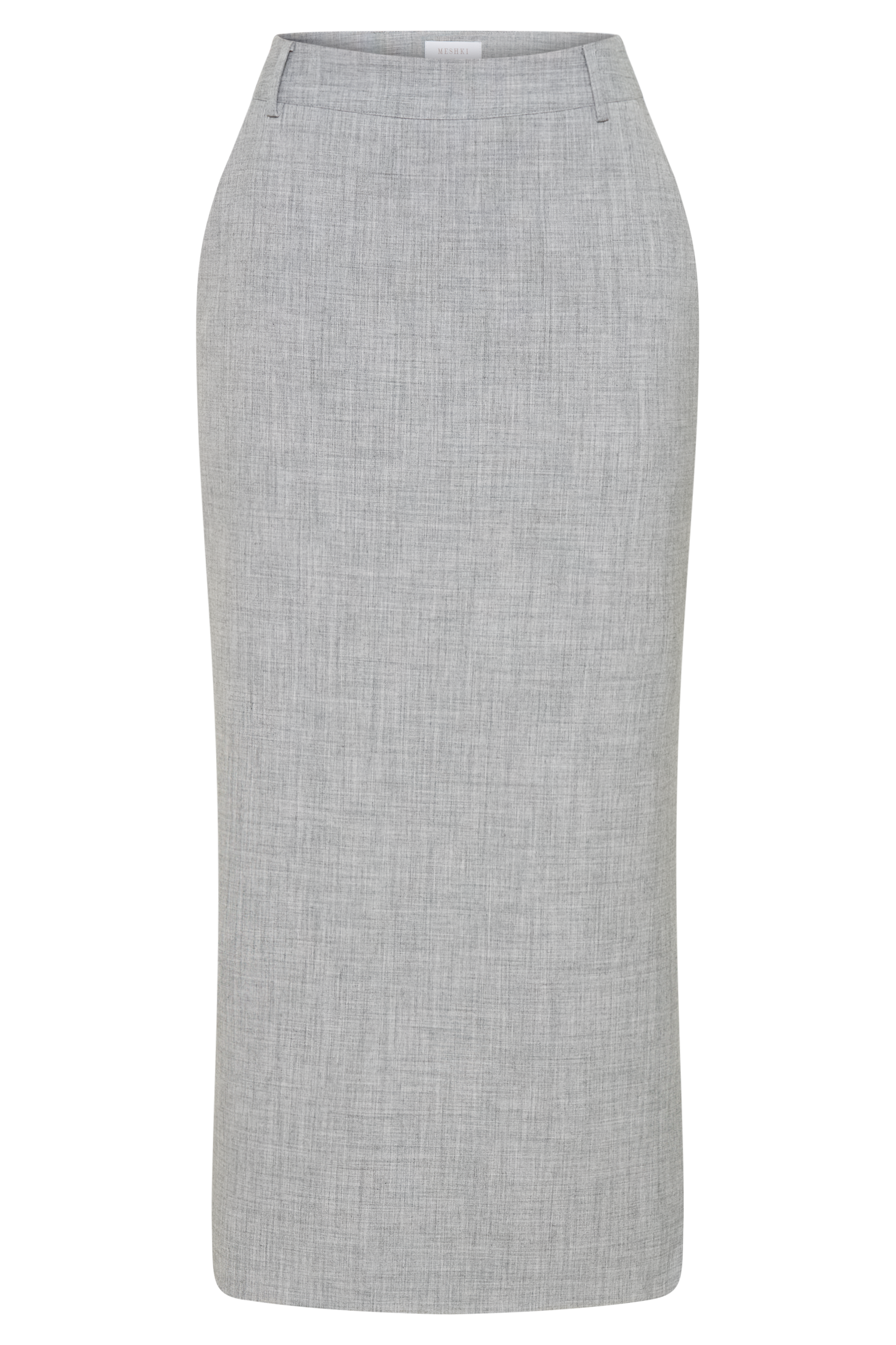 Ambrose Midi Skirt - Charcoal Marle、mySite、solidvoid