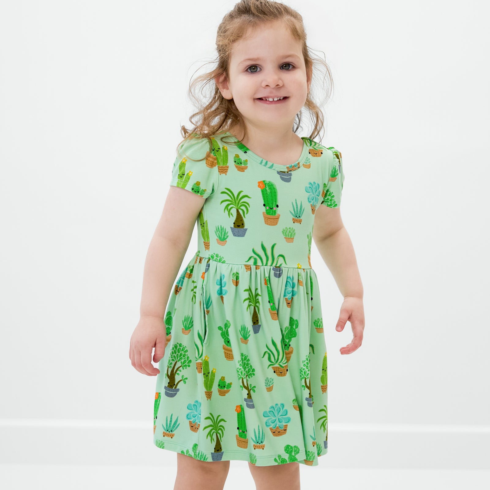 Succulent Love Skater Dress with Bodysuit、mySite、g9winljtr