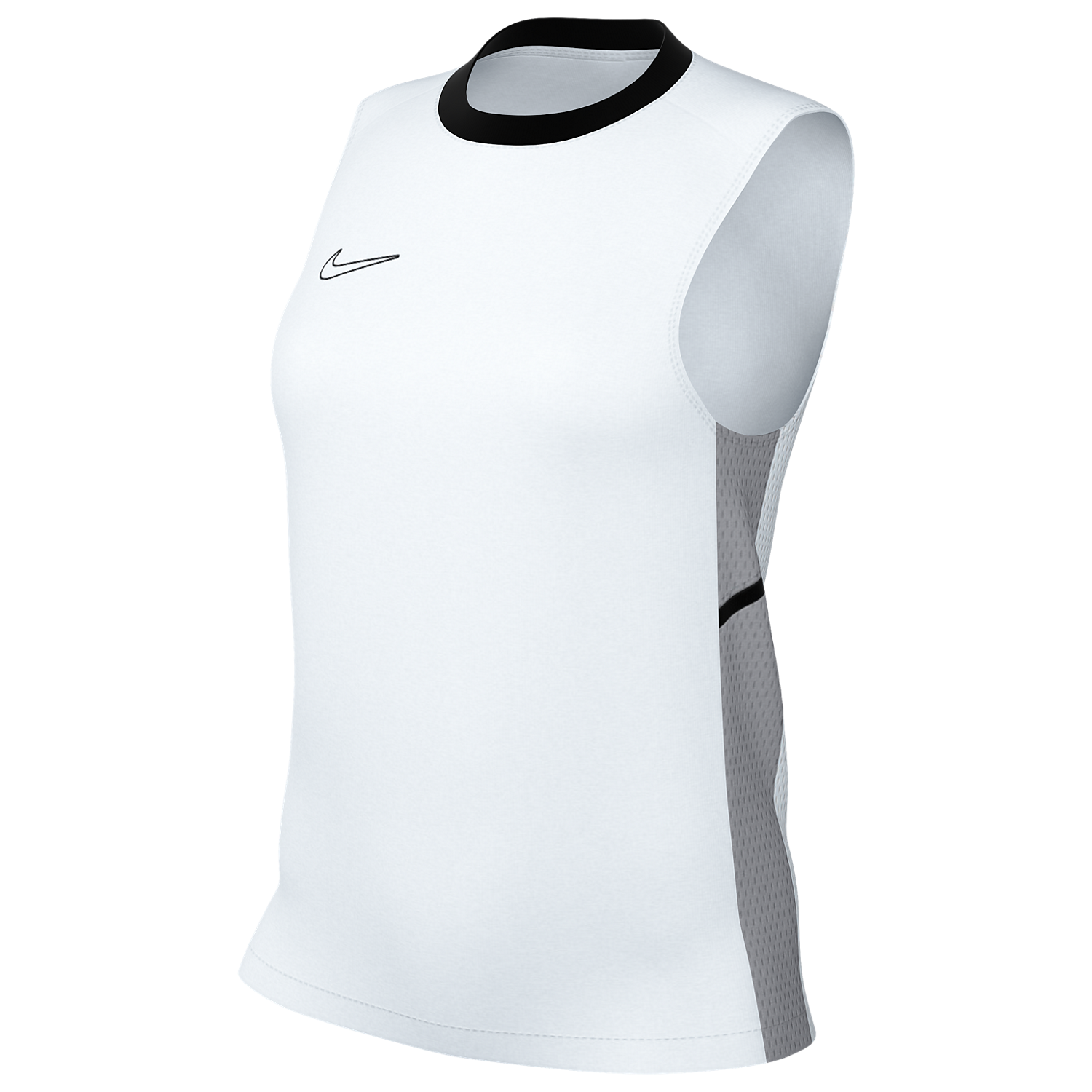 Nike Women's Dri-FIT Academy 25 Sleeveless Jersey - White、mySite、noshort