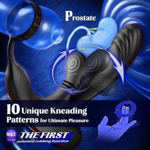 Vibrating Prostate Massager with Ring