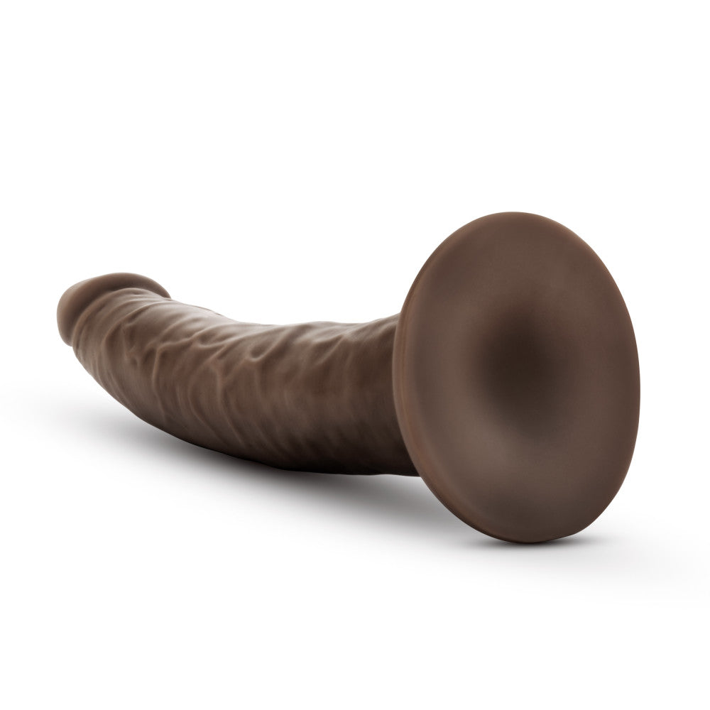 Dr. Skin By Blush® | Realistic Chocolate 7.5-Inch Long Dildo With Suction Cup Base、mySite、bottomscart