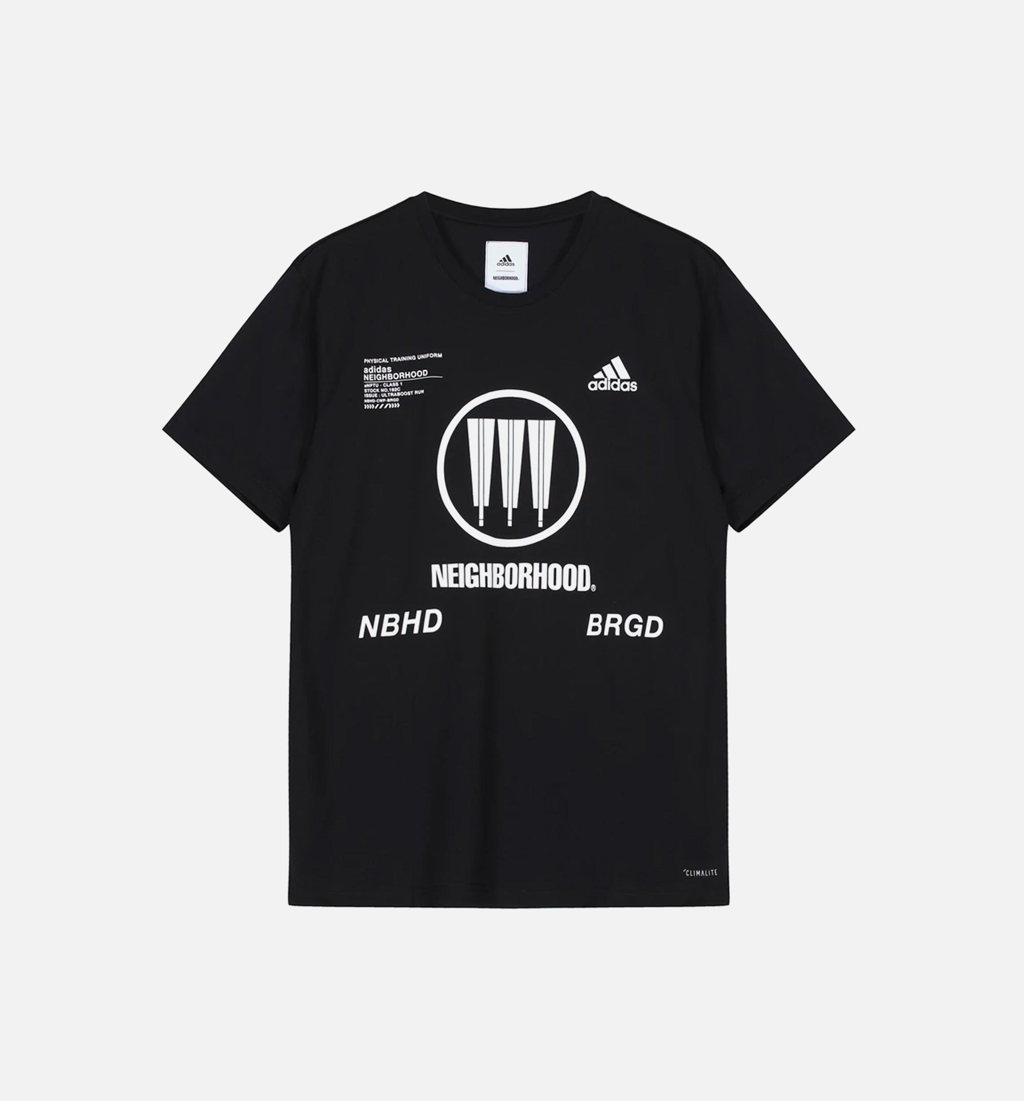 adidas X Neighorhood Mens T-Shirt - Black/White、mySite、dreamappss