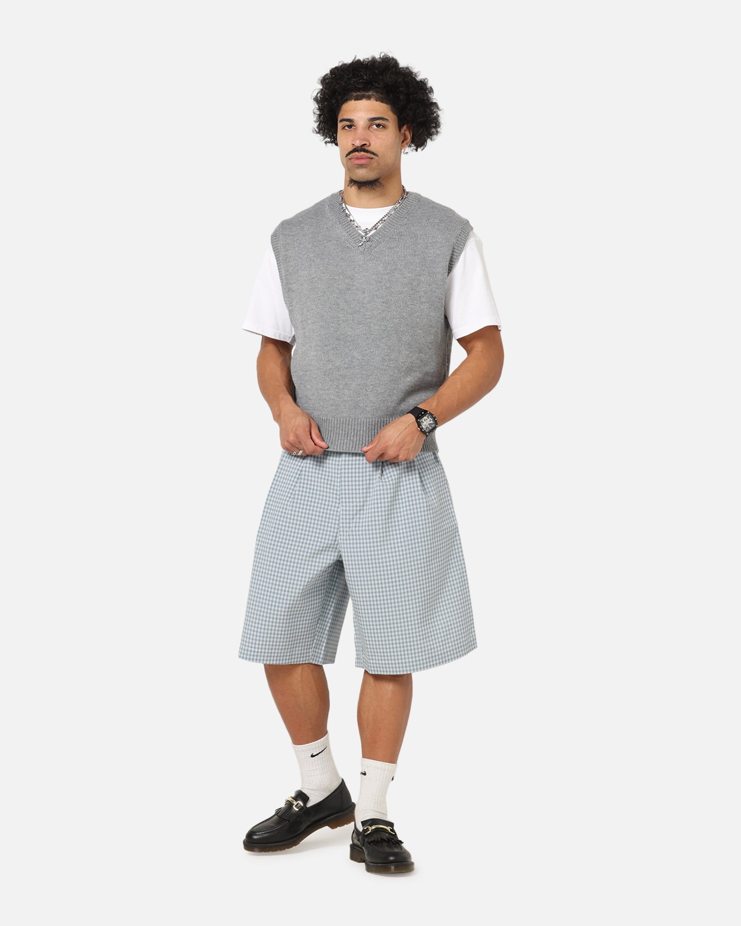 XXIII Cropped Sweater Vest Grey、mySite、zt4zffjzw