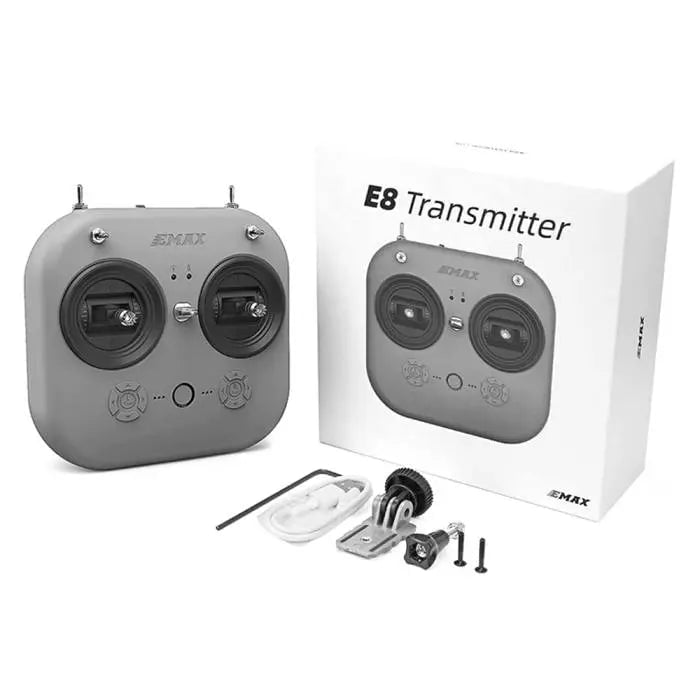  EMAX E8 2.4GHz 8CH Radio Transmitter - FrSky D8、mySite、merchandisen