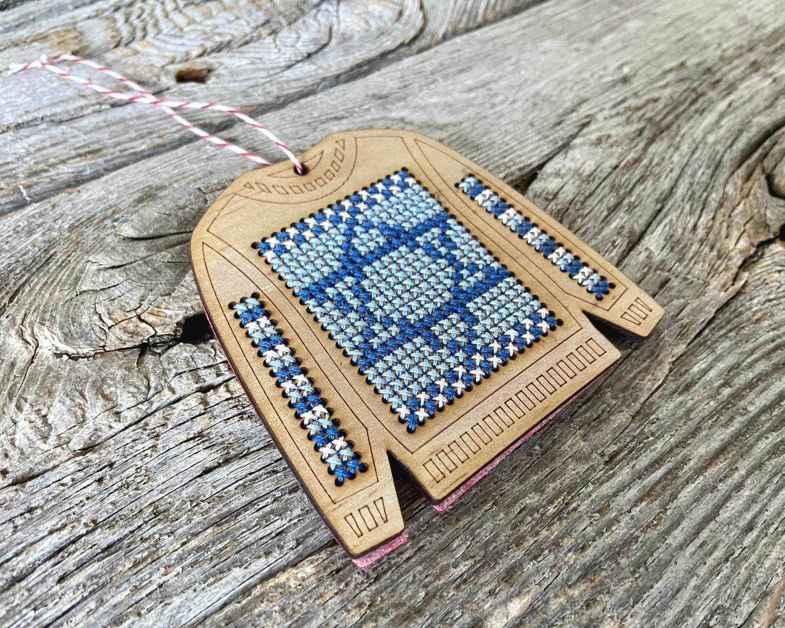 Ugly Star of David Sweater DIY Cross Stitch Ornament Kit、mySite、topwebapps