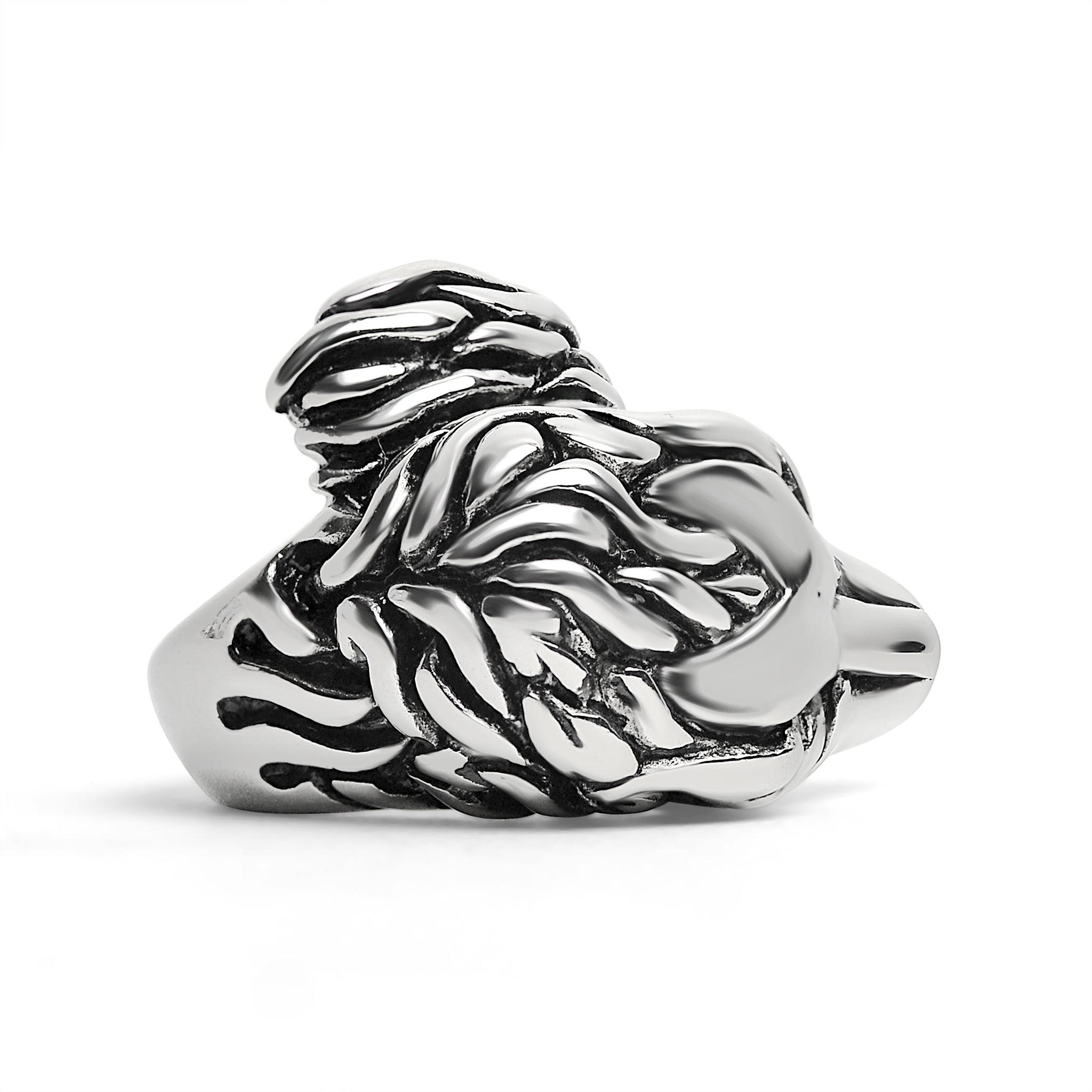 Large Detailed Fox Stainless Steel Ring / SCR4006、mySite、dreamappss