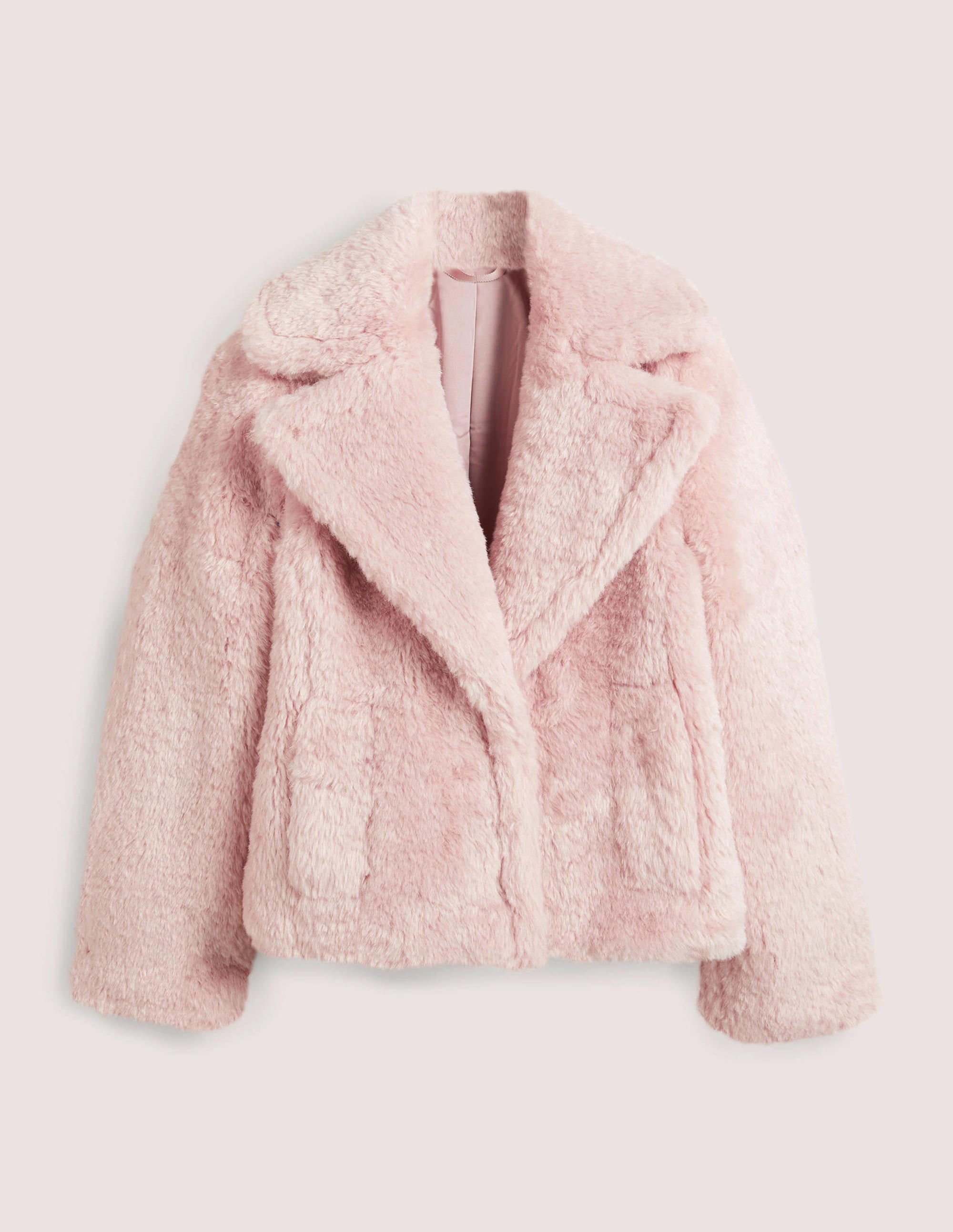 Faux Fur Jacket-Pale Pink、mySite、ashleygrahame