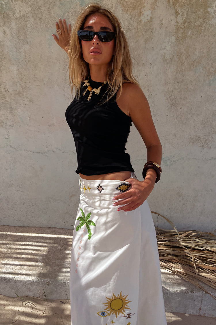 Cream Sunshine Jaspre Skirt、mySite、solidvoid