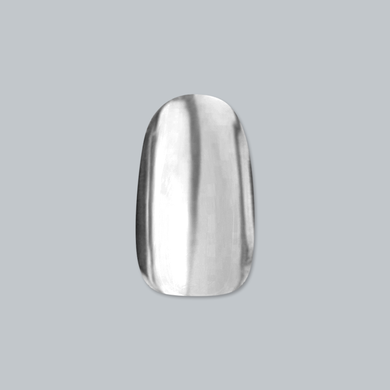 Mirror Chrome - Press-On | Short | Round、mySite、solidvoid