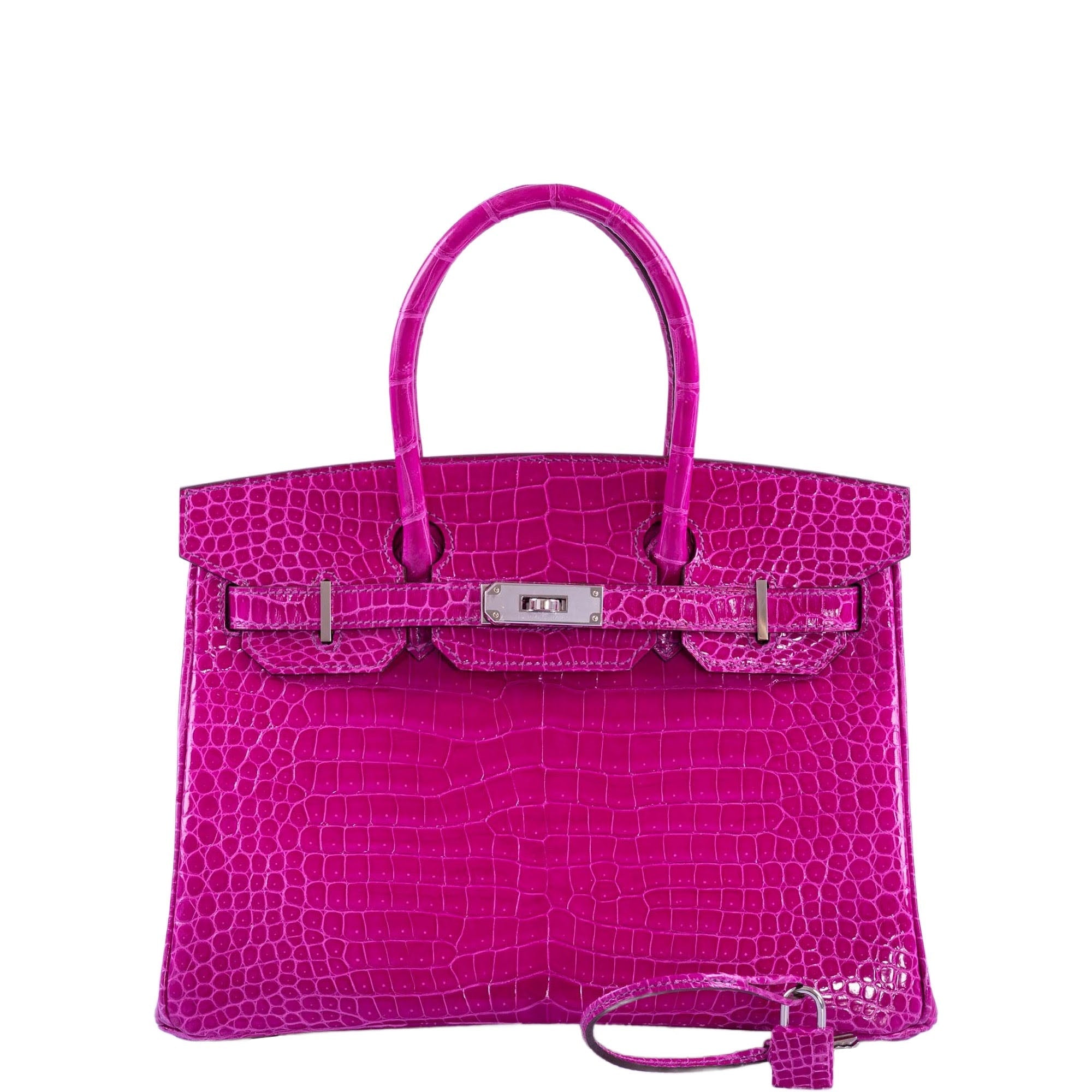 Hermès Birkin 30 HSS Rose Scheherazade Porosus Crocodile, Cassis Interior Palladium Hardware、mySite、garminoutage.com