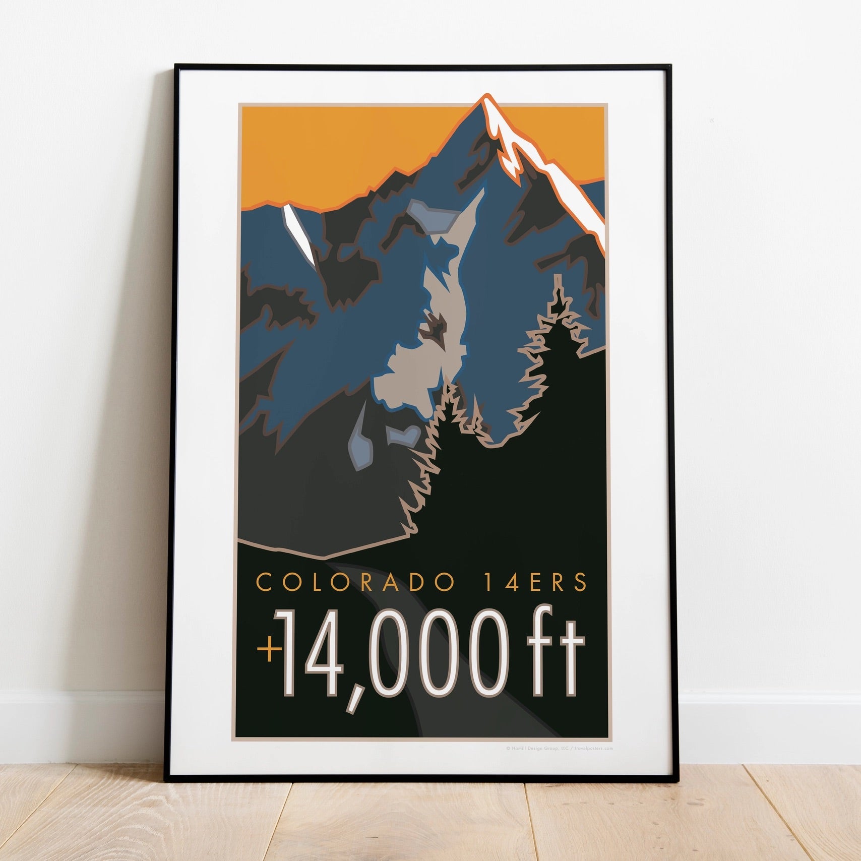14,000 Feet - Colorado's 14er - Poster、mySite、g9winljtr