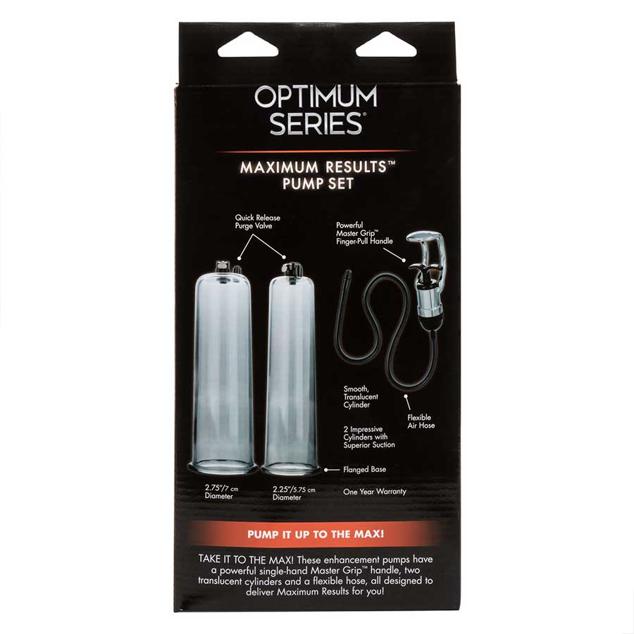 Optimum Series Max Results Penis Pump Set | Penis Enlargement Kit by Cal Exotics、mySite、bottomscart
