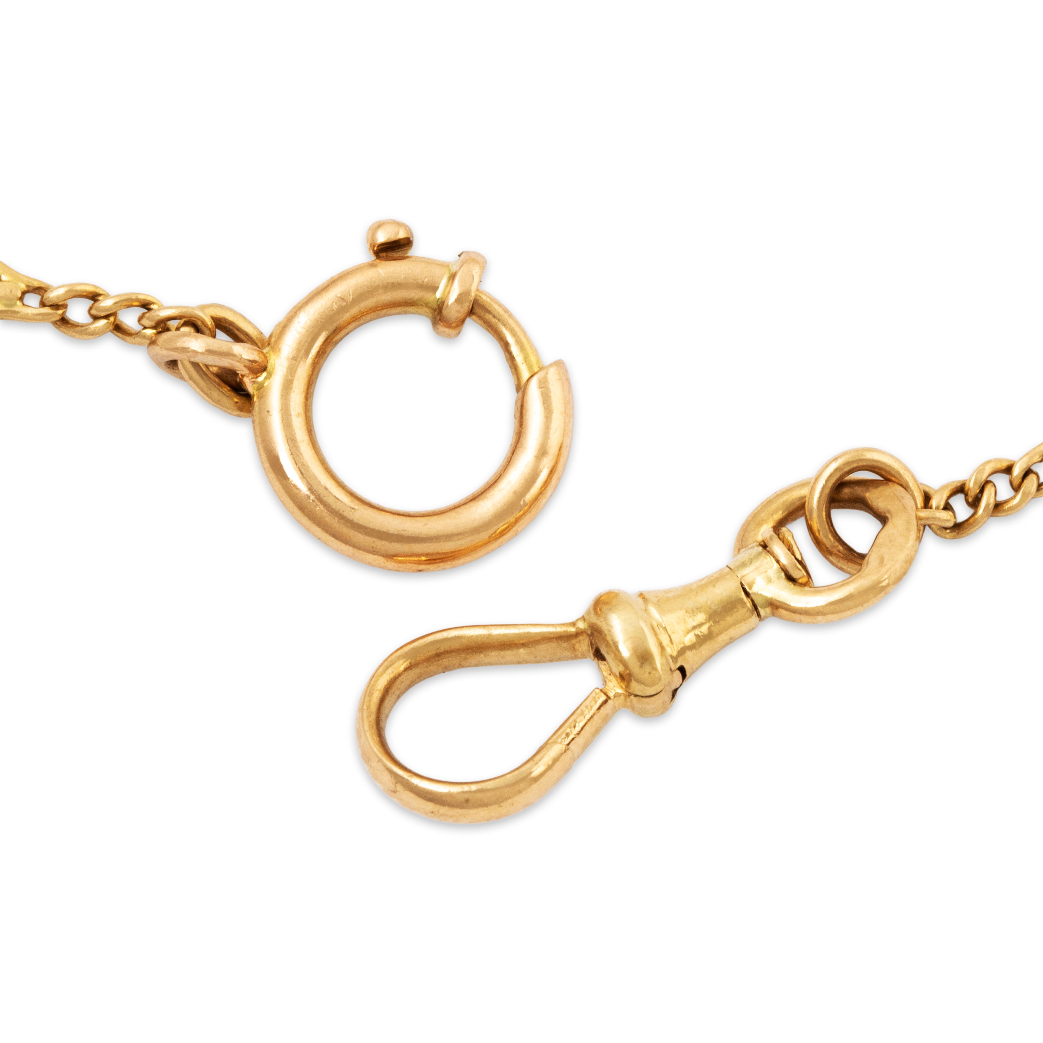 Antique Swedish 18k Yellow Gold Filigree Link Watch Chain Necklace 16.25、mySite、hinf8tx79