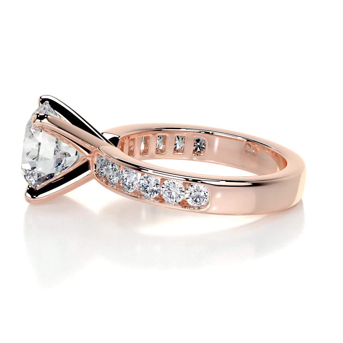 Giselle Diamond Engagement Ring -14K Rose Gold、mySite、hinf8tx79