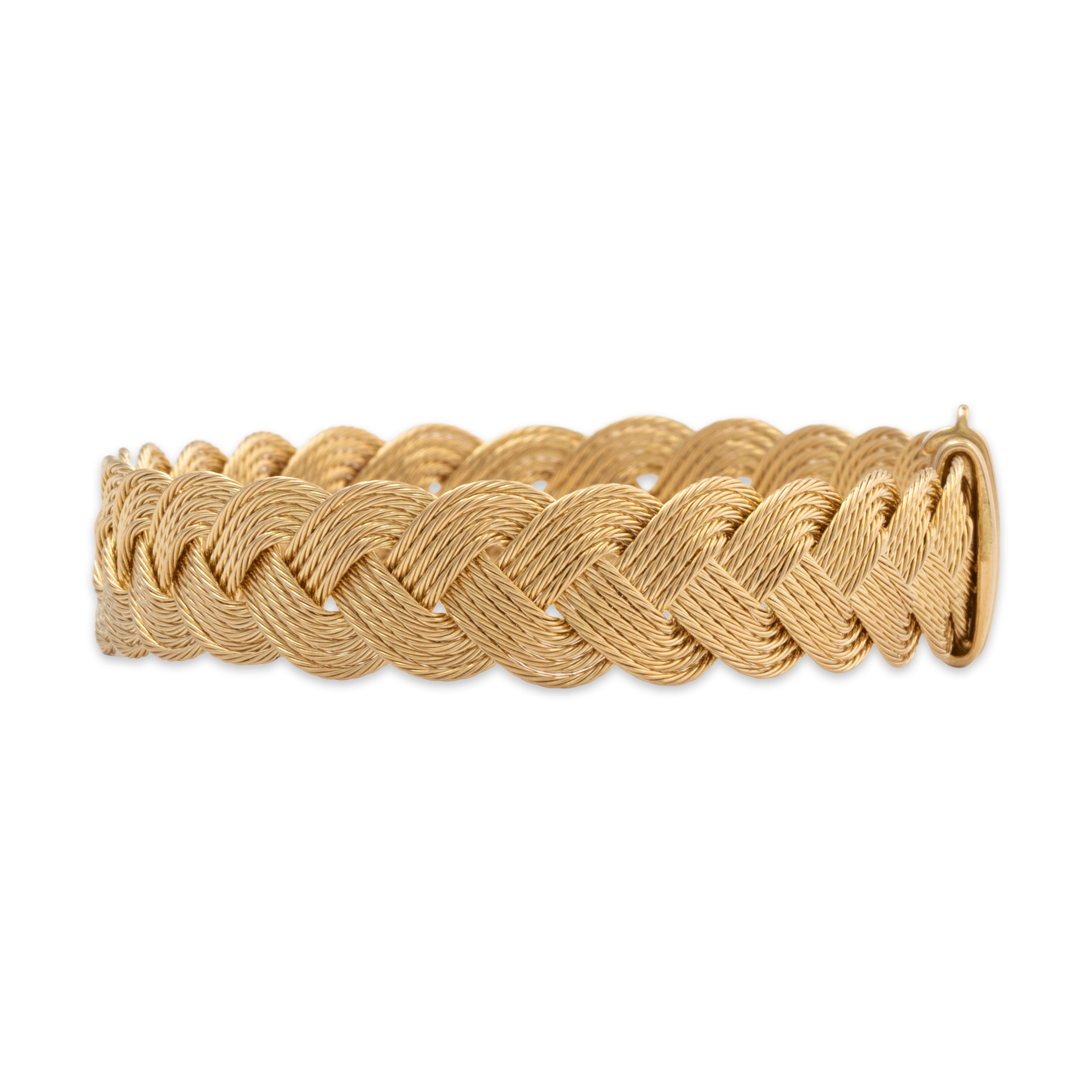 Vintage 14k Yellow Gold Nautical Style Braid Bracelet 6、mySite、hinf8tx79