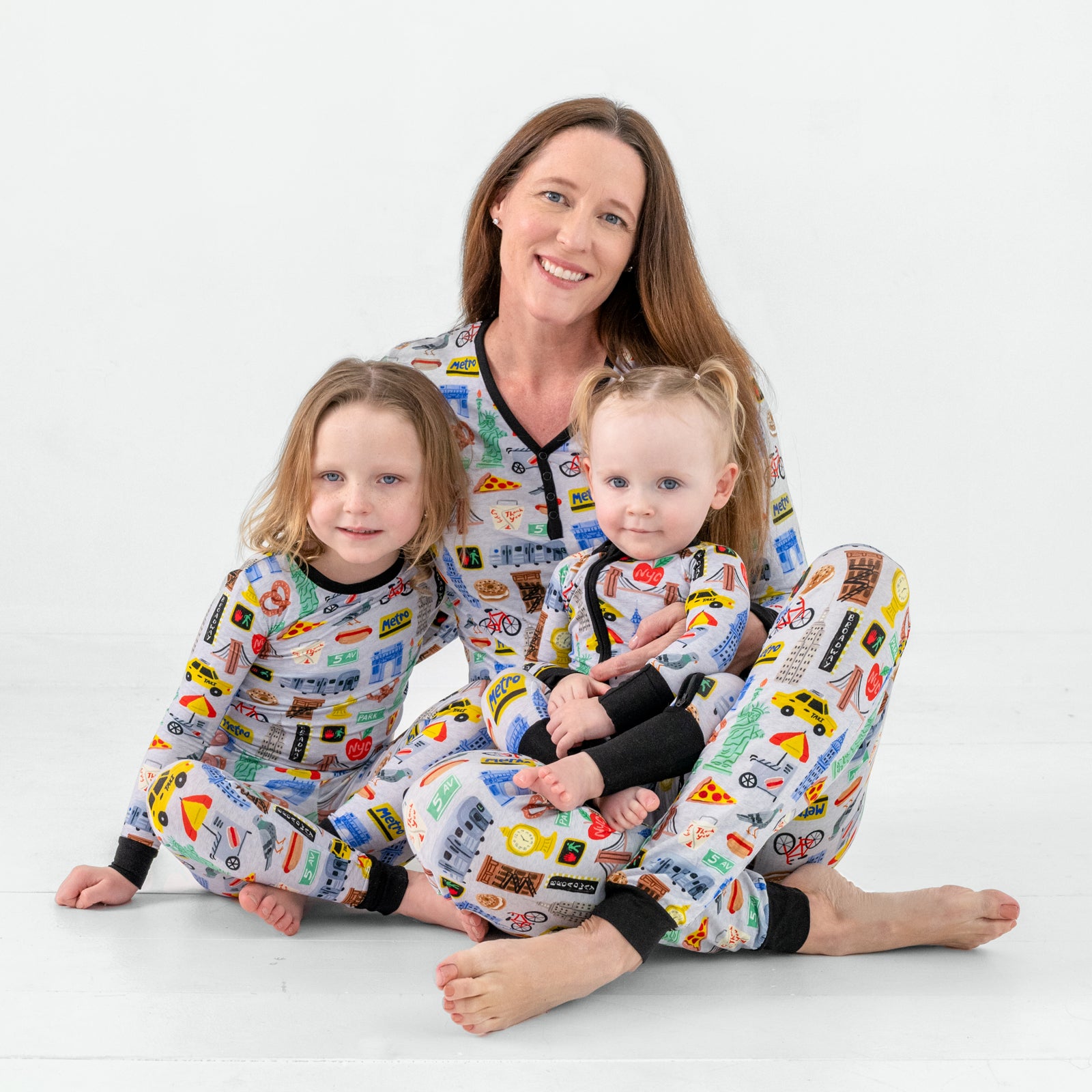 The Big Apple Women's Long Sleeve Pajama Top、mySite、g9winljtr