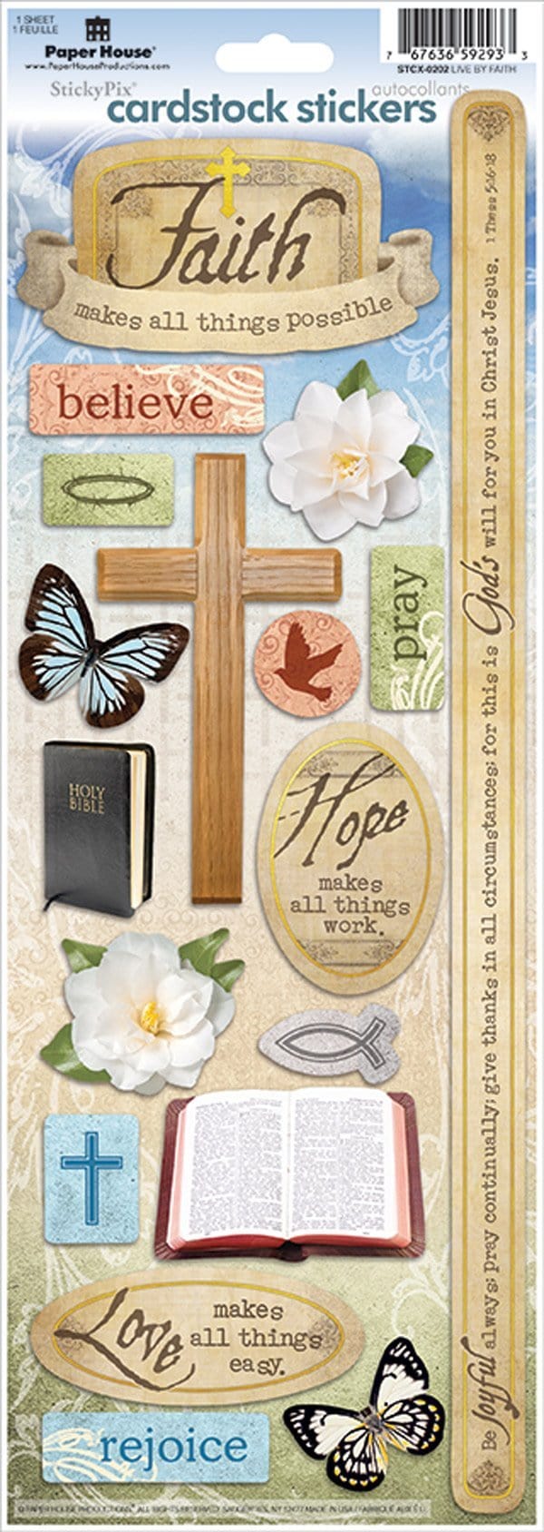  Scrapbook Stickers - Faith、mySite、ghnorth