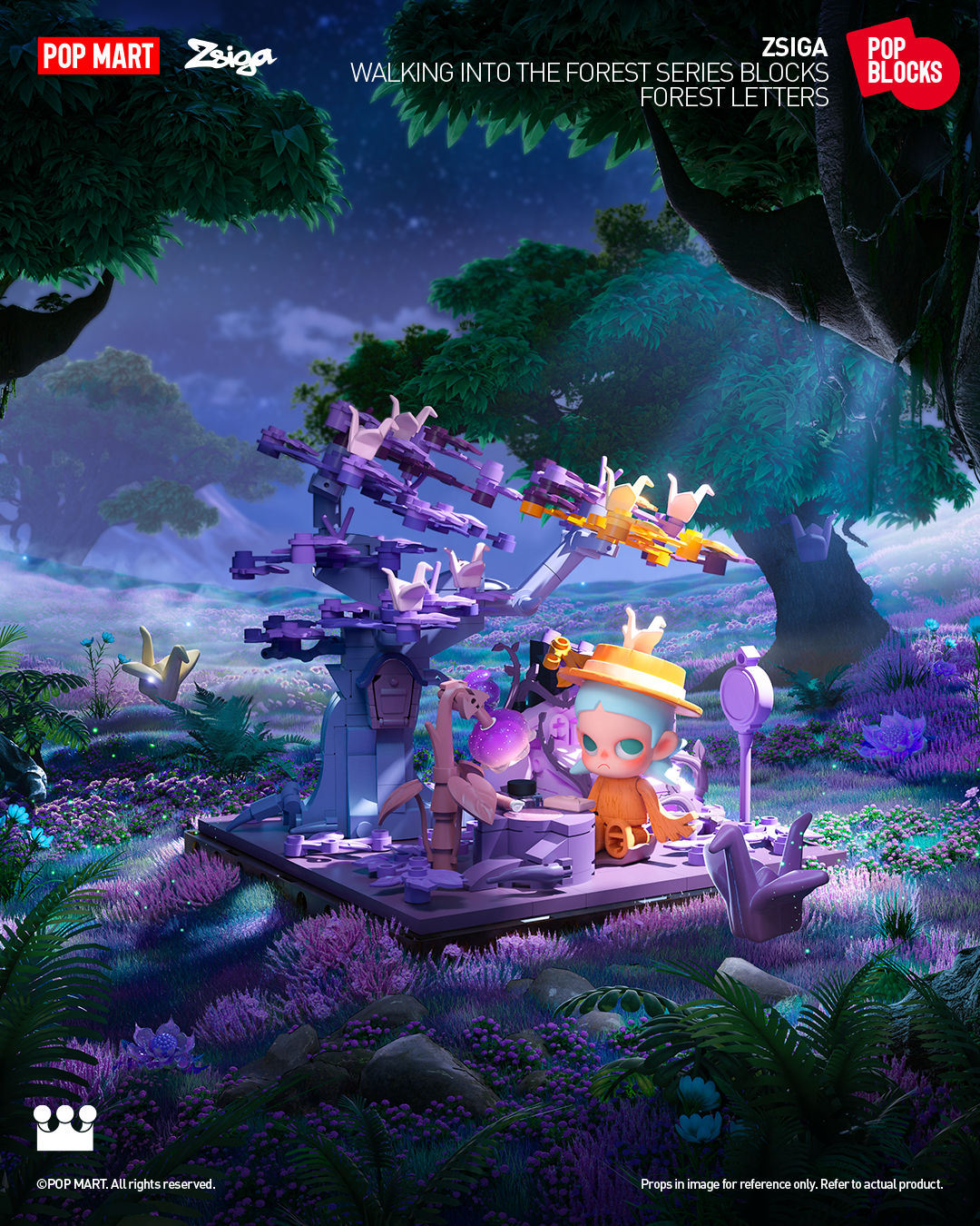  POP MART Zsiga Walking Into The Forest Series Blocks、mySite、greenlandpopulation