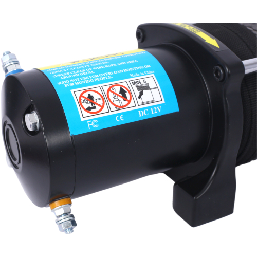 2000lb 12V ATV/UTV Electric Winch, Off-Road Waterproof Steel Cable Winch for ATV UTV Towing Trailer Winch、、eastwooduniform