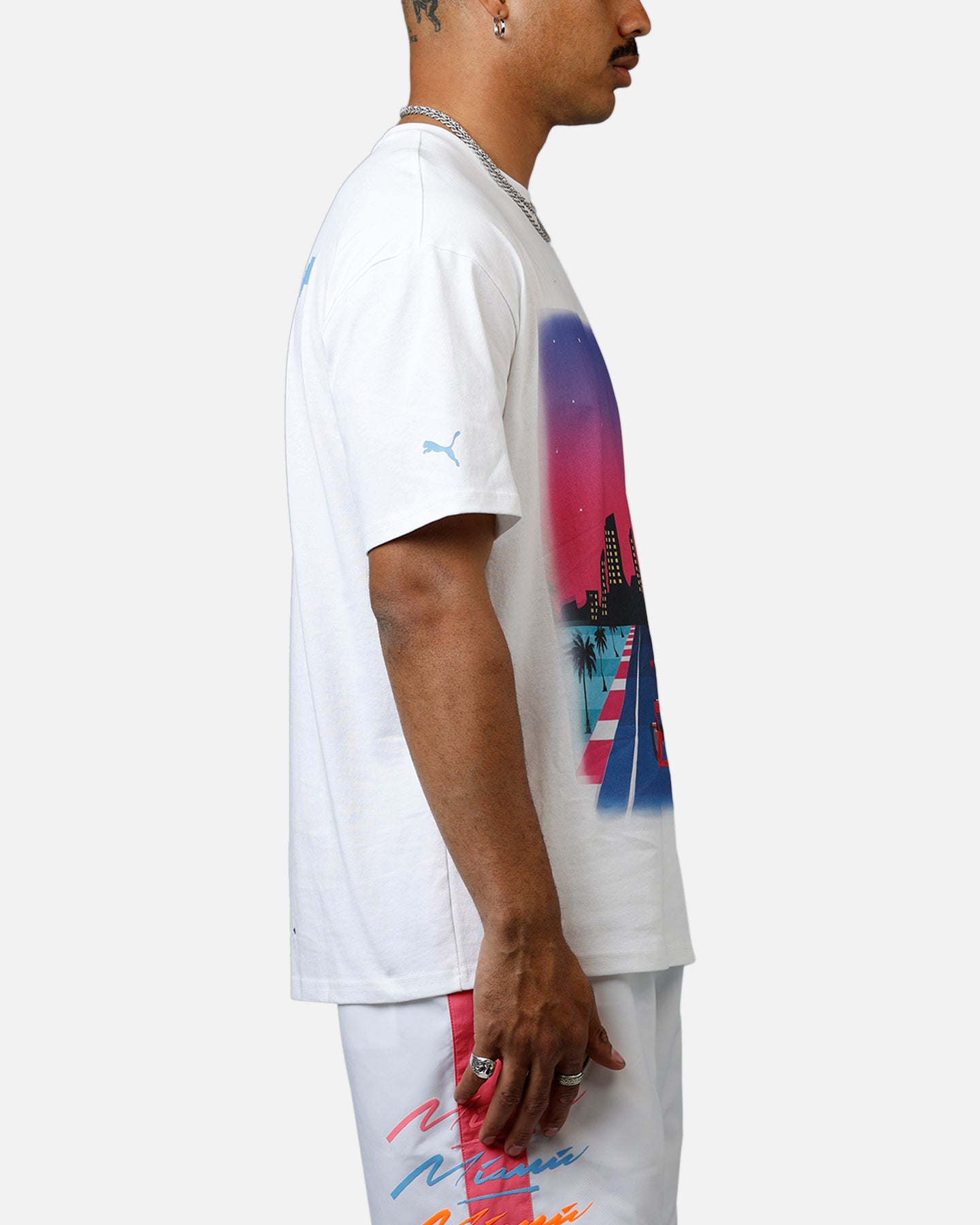 Puma x Scuderia Ferrari Sketches Graphics T-Shirt White、mySite、zt4zffjzw