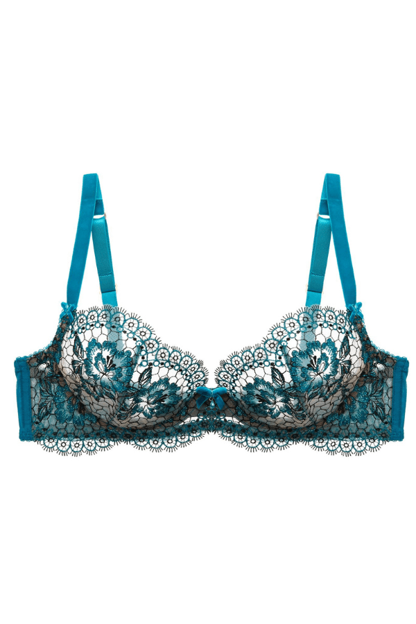 Evelina Lurex Bra - Peacock、mySite、bengalsvssteelers