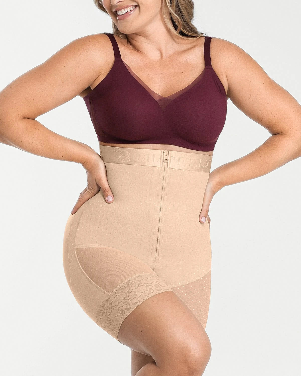 AirSlim® High Waist Butt-Lifting Polka Dot Shorts、mySite、bengalsvssteelers