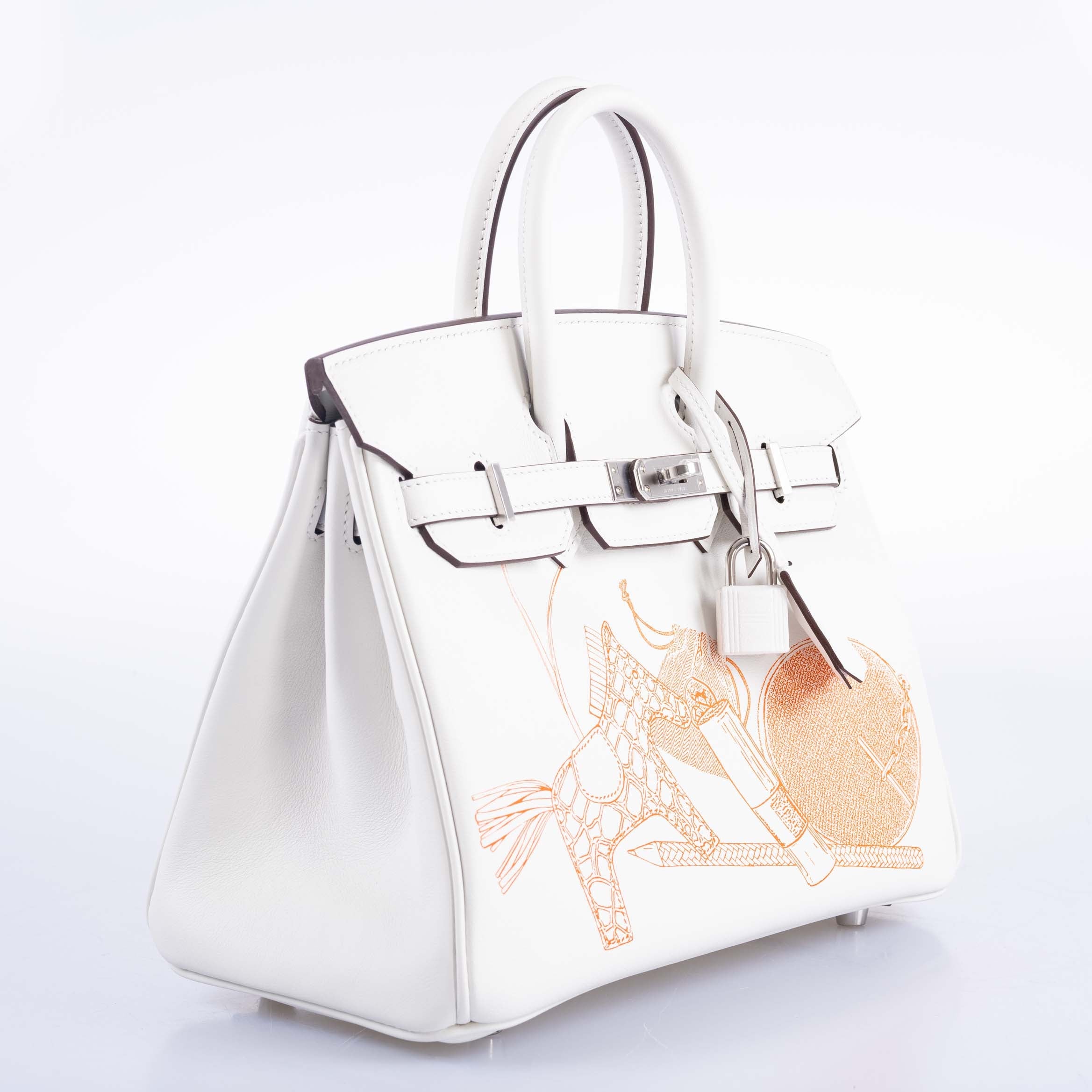 Hermès Birkin 25 In and Out Blanc Swift with Palladium Hardware、mySite、garminoutage.com
