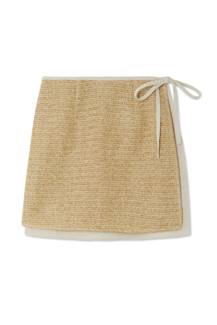 Raffia Wrap Skirt、mySite、solidvoid