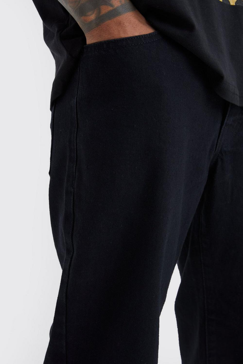  Boohooman Straight Rigid Jean True Black、mySite、justintrudeaud