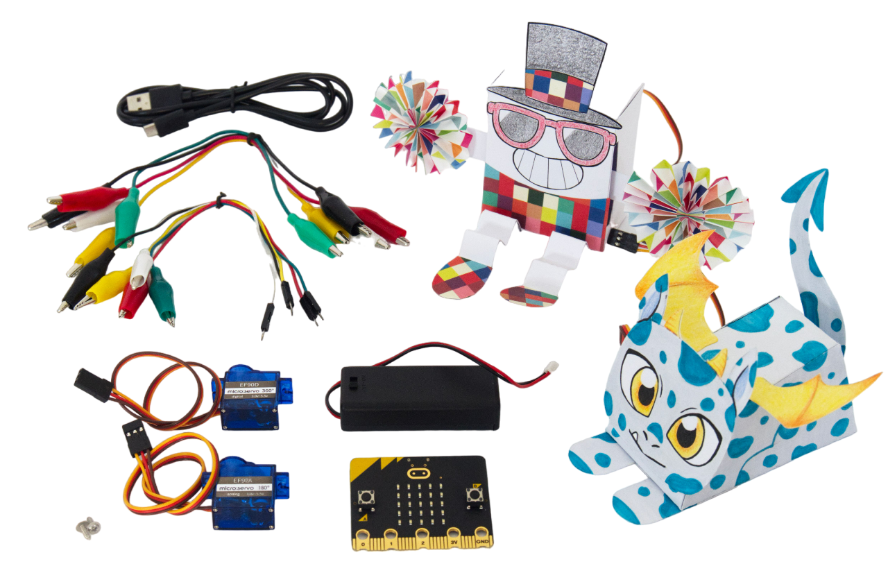 Okdo micro:bit Build a Paper Robot Kit、mySite、lovesweatpilates