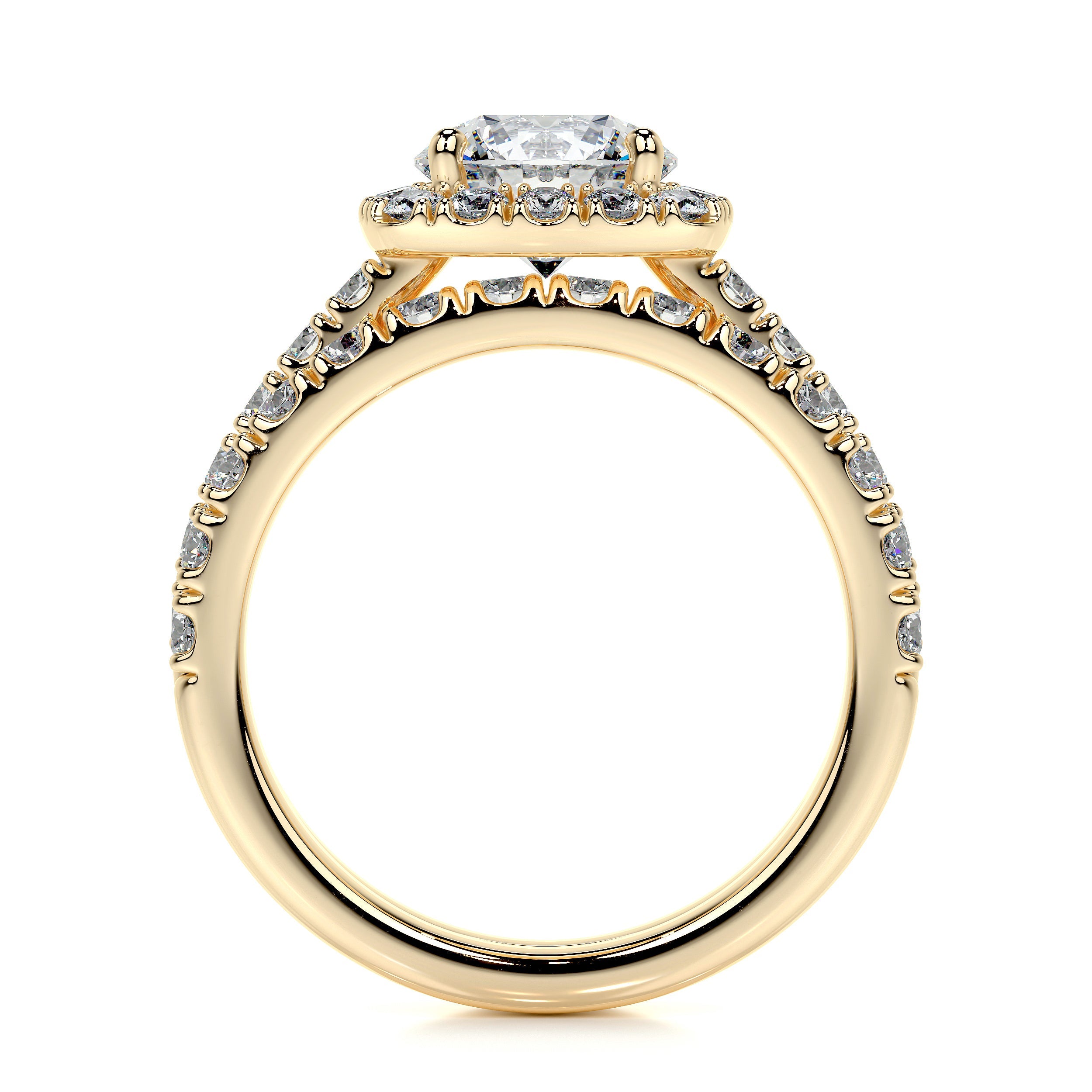 Sienna Lab Grown Diamond Bridal Set -18K Yellow Gold、mySite、hinf8tx79