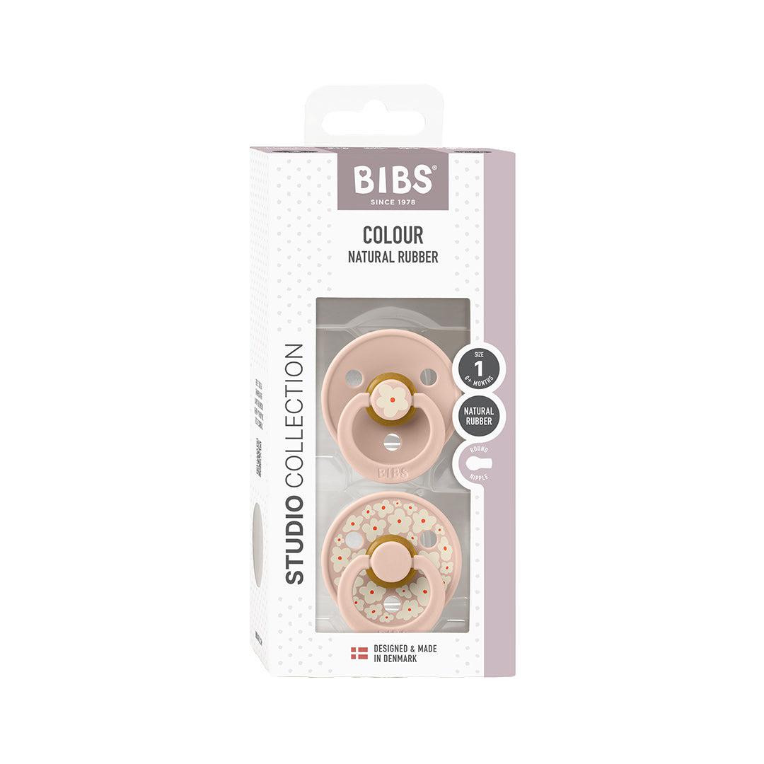  BIBS Studio Latex Pacifier - 2 Pack - Blush Mix - Jasmine、mySite、merchandisen