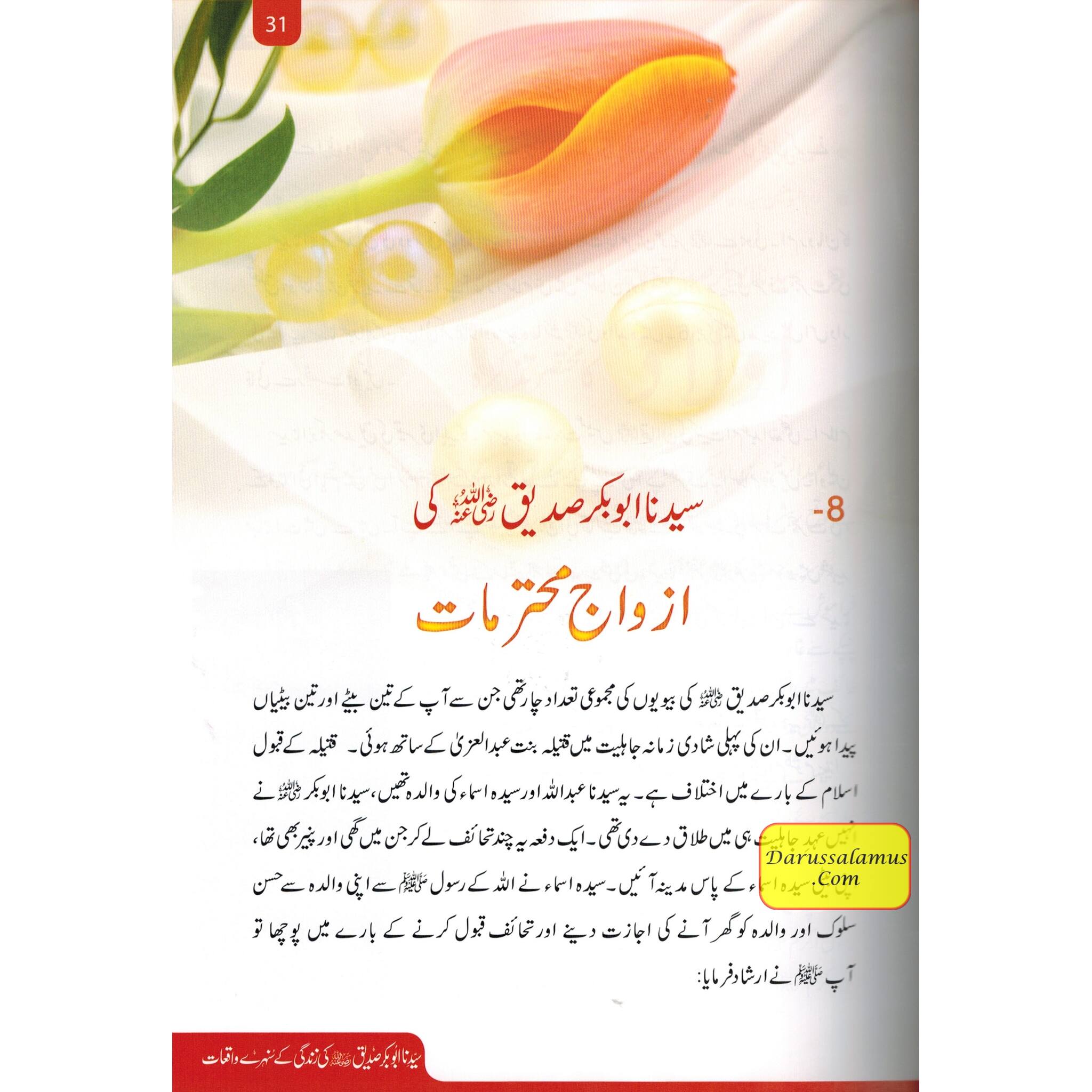 Sayedina Abu Bakr Siddique ki Zindagi kay Sunehray Waqiyat (Urdu Language) By Abdul Malik Mujahid、mySite、topwebapps