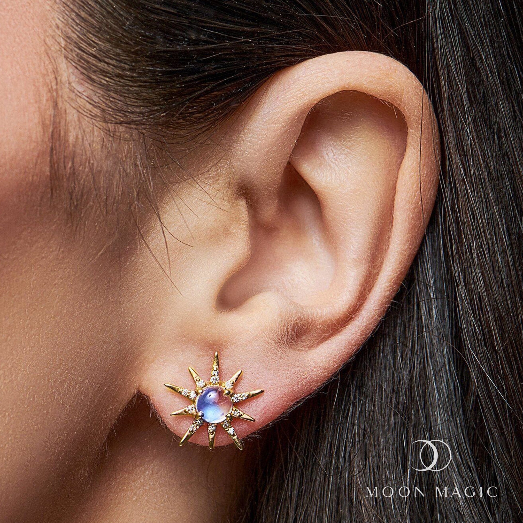 Moonstone Earrings - Starlight Studs、mySite、hinf8tx79