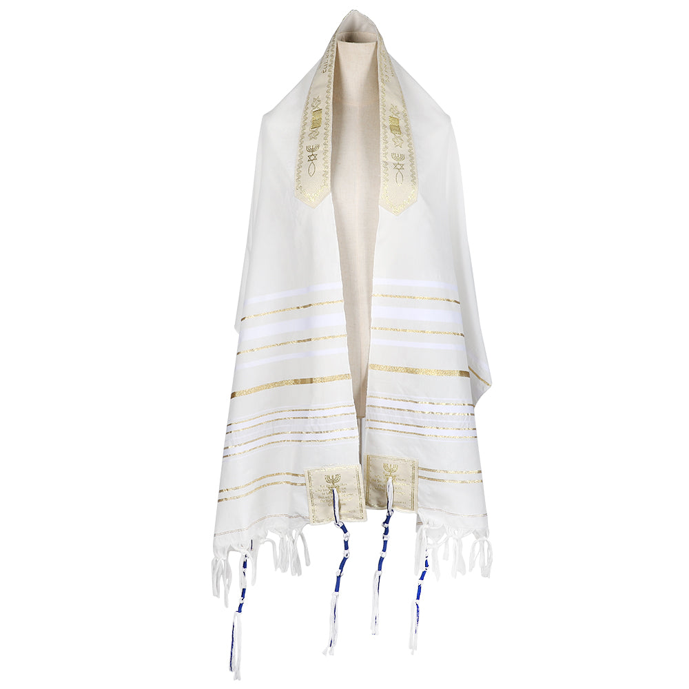 HolyLandMarket Mens Messianic Shawl/Tallit - The Messiah Tallit、mySite、topwebapps