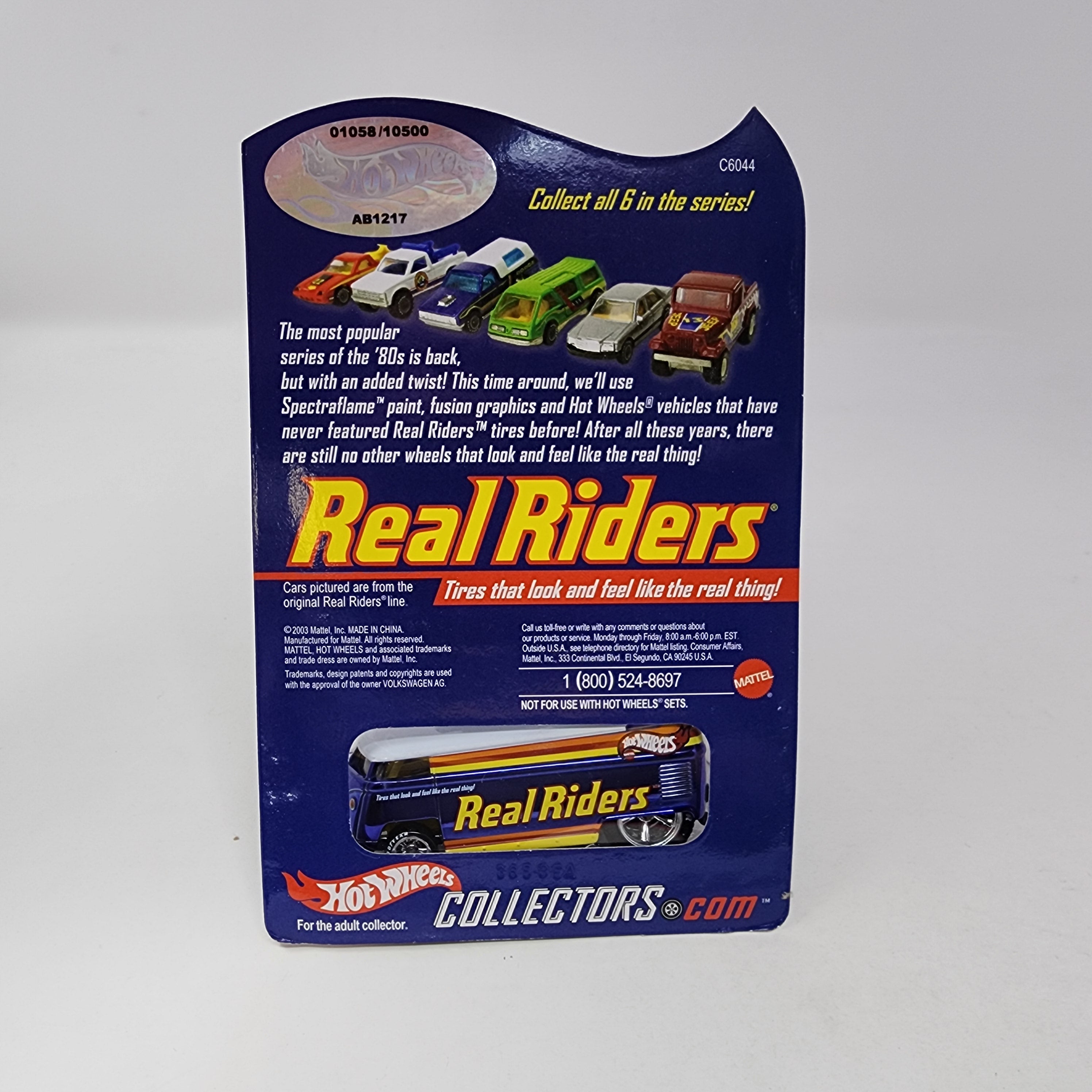 Customized VW Drag Bus Series 3 * Hot Wheels Red Line Club RLC Real Riders、mySite、hgirdovlk