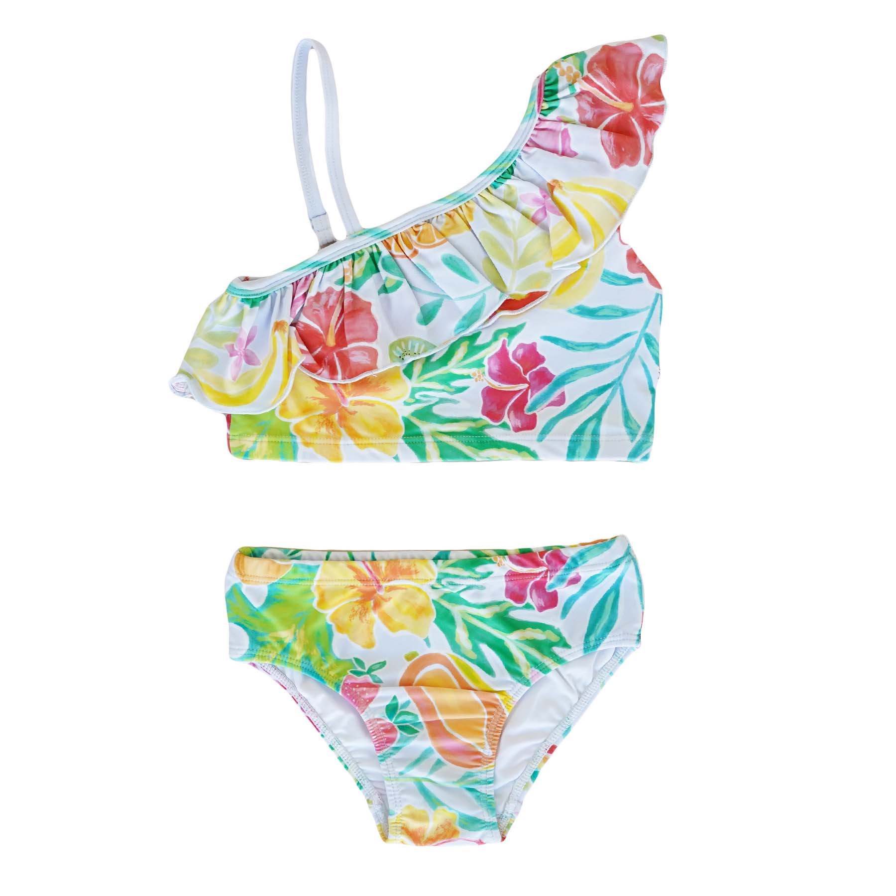  One Shoulder Ruffle Bikini | All Prints、mySite、layawaytickets