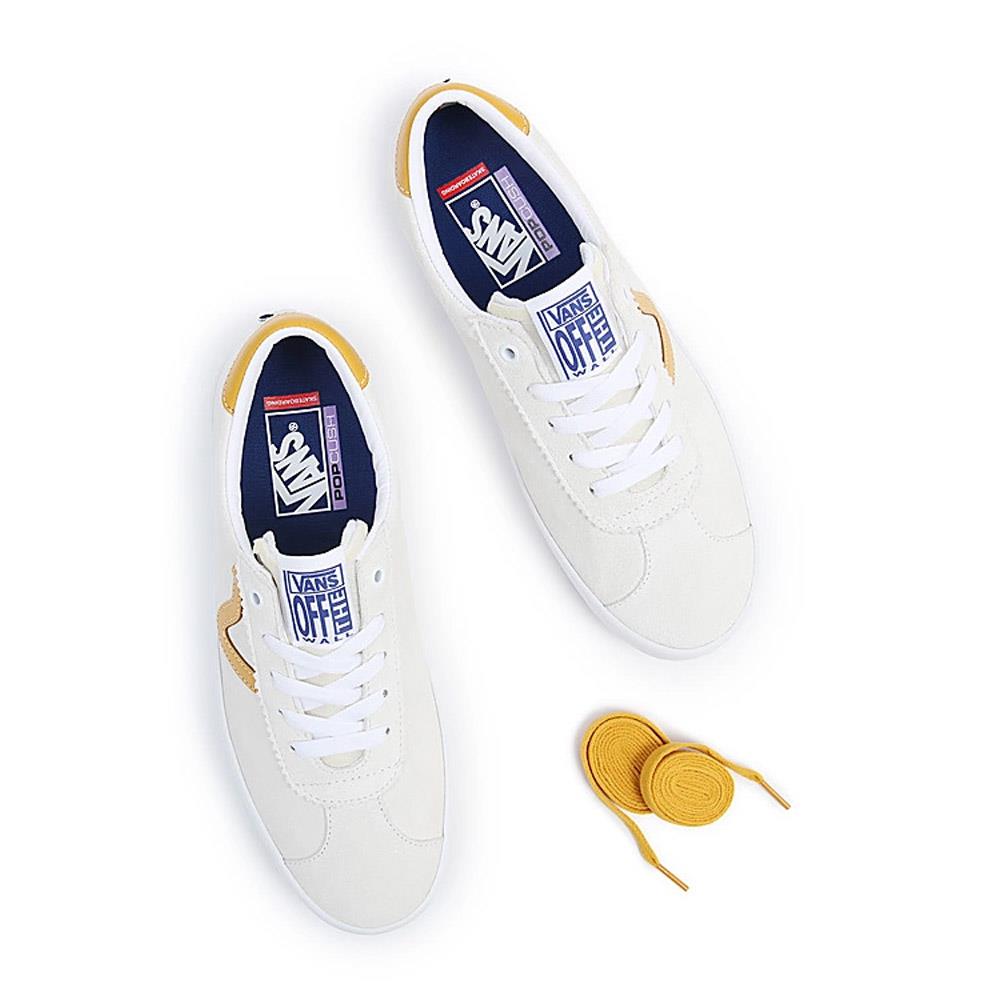  Vans Skate Sport - Athletic White/Gold、mySite、merchandisen