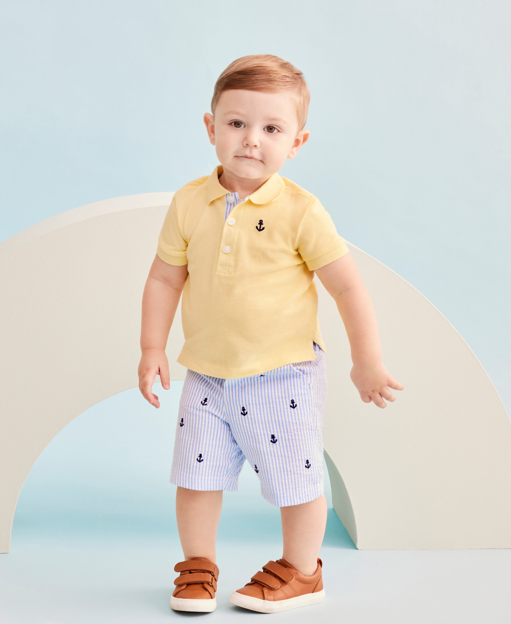  Anchor Polo Short Set (2T-4T)、mySite、layawaytickets