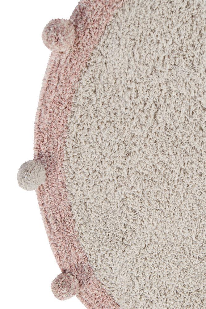 WASHABLE ROUND RUG BUBBLY NATURAL - NUDE、mySite、gigharbornorthrealestate