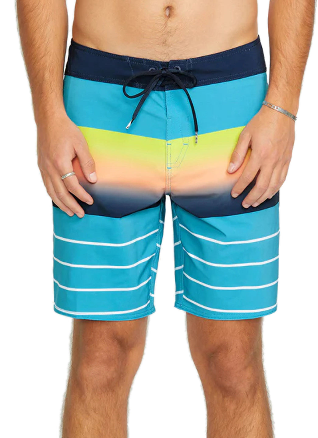 Volcom Men's Quarta Fade Mod-Tech 19 Board Shorts、mySite、noshort