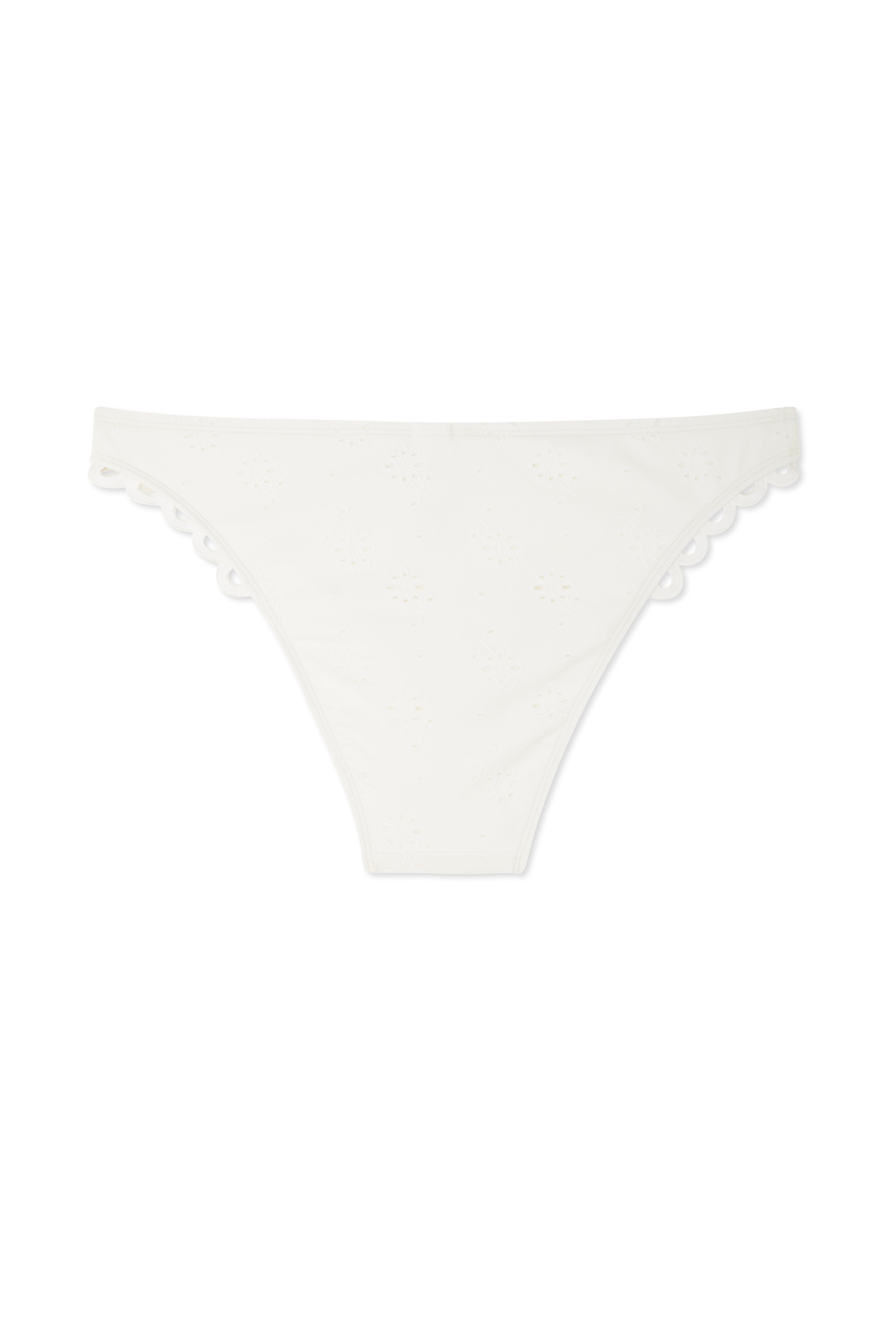 Broderie White Bikini Brief、mySite、solidvoid